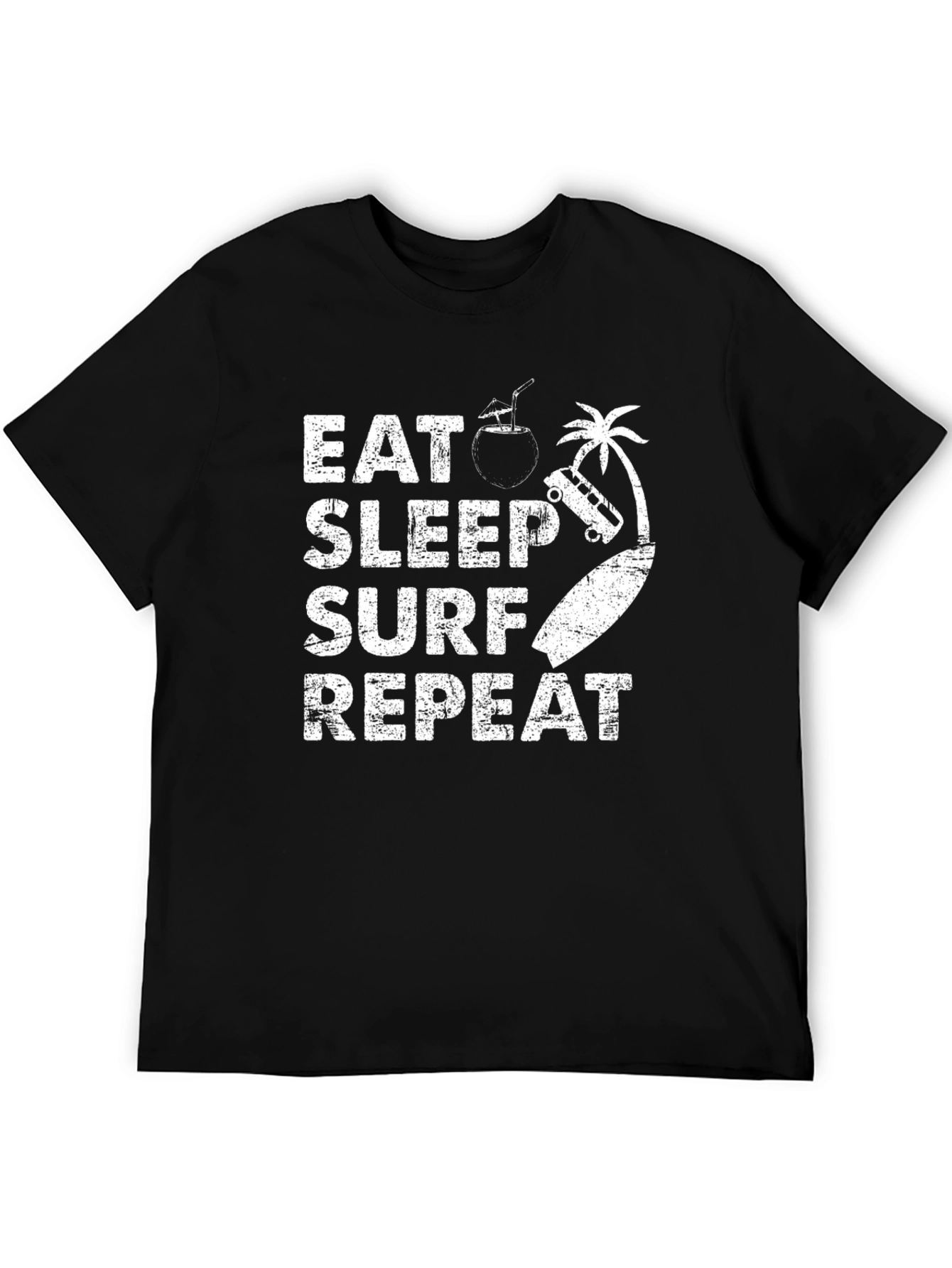 Eat Sleep Surf Repeat Graphic Tee