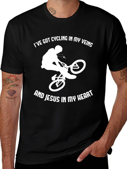 Cycling & Jesus T-Shirt: Faith on Two Wheels