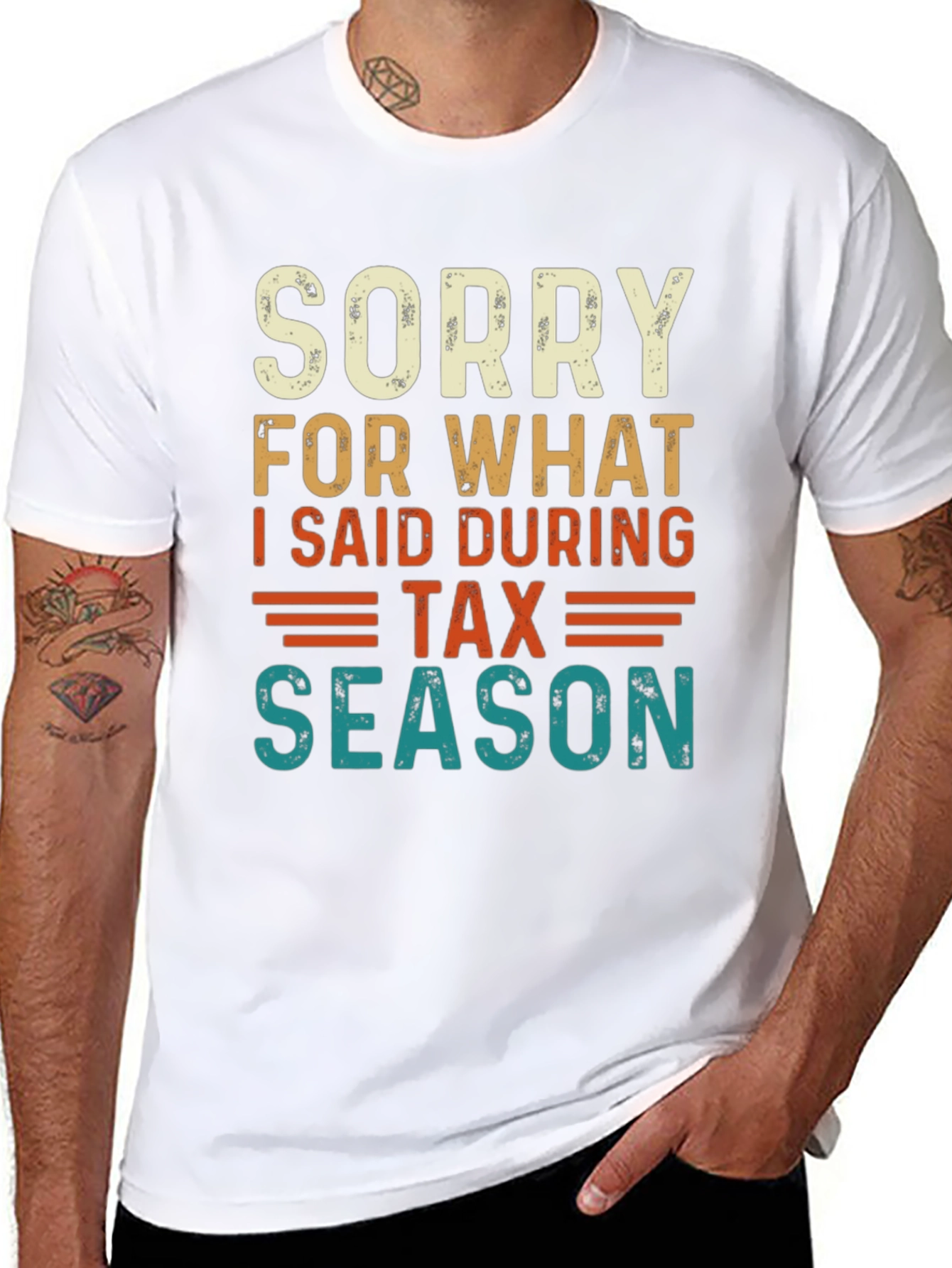 Funny Tax Season Sorry Statement T-Shirt