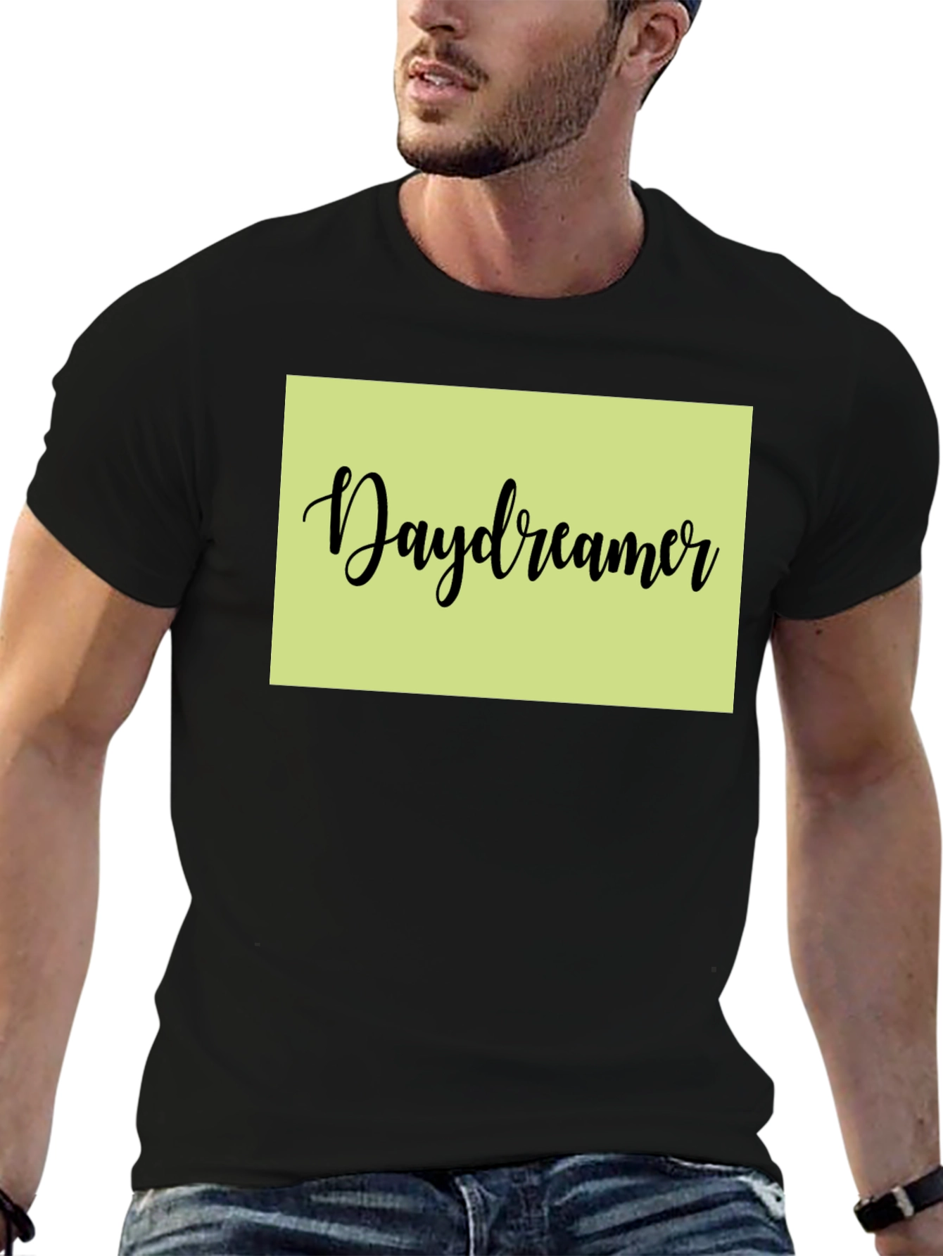Daydreamer Black Graphic Tee - Unisex
