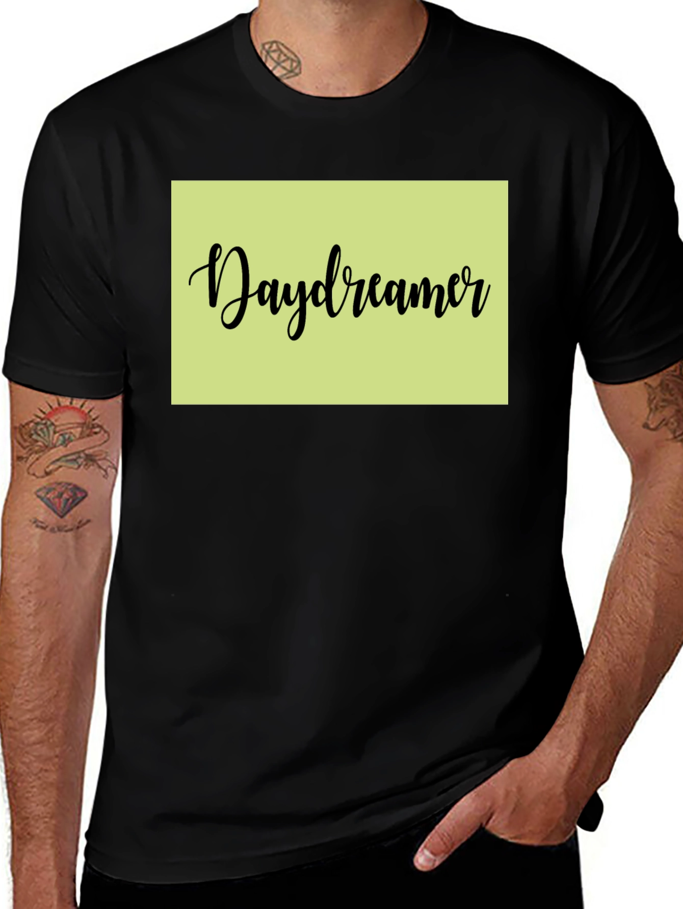 Daydreamer Black Graphic Tee - Unisex