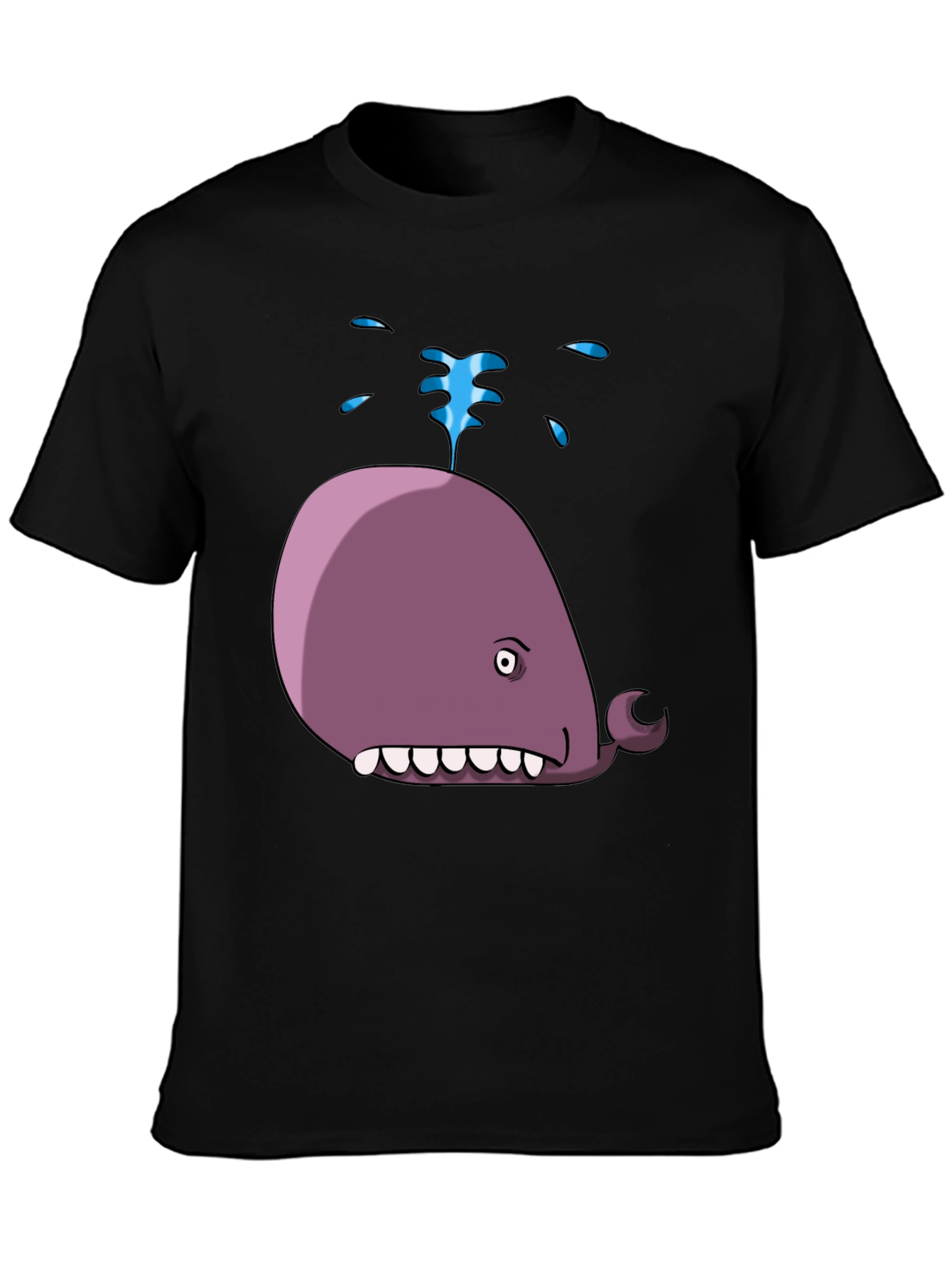 Whimsical Whale Graphic Tee - Fun and Unique Design