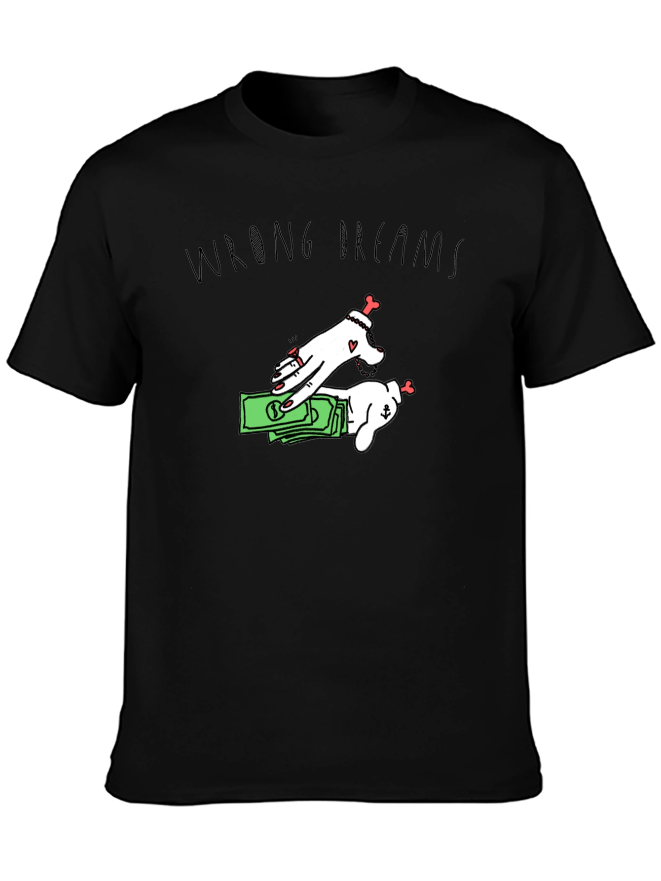 Wrong Dreams Graphic Tee - Black