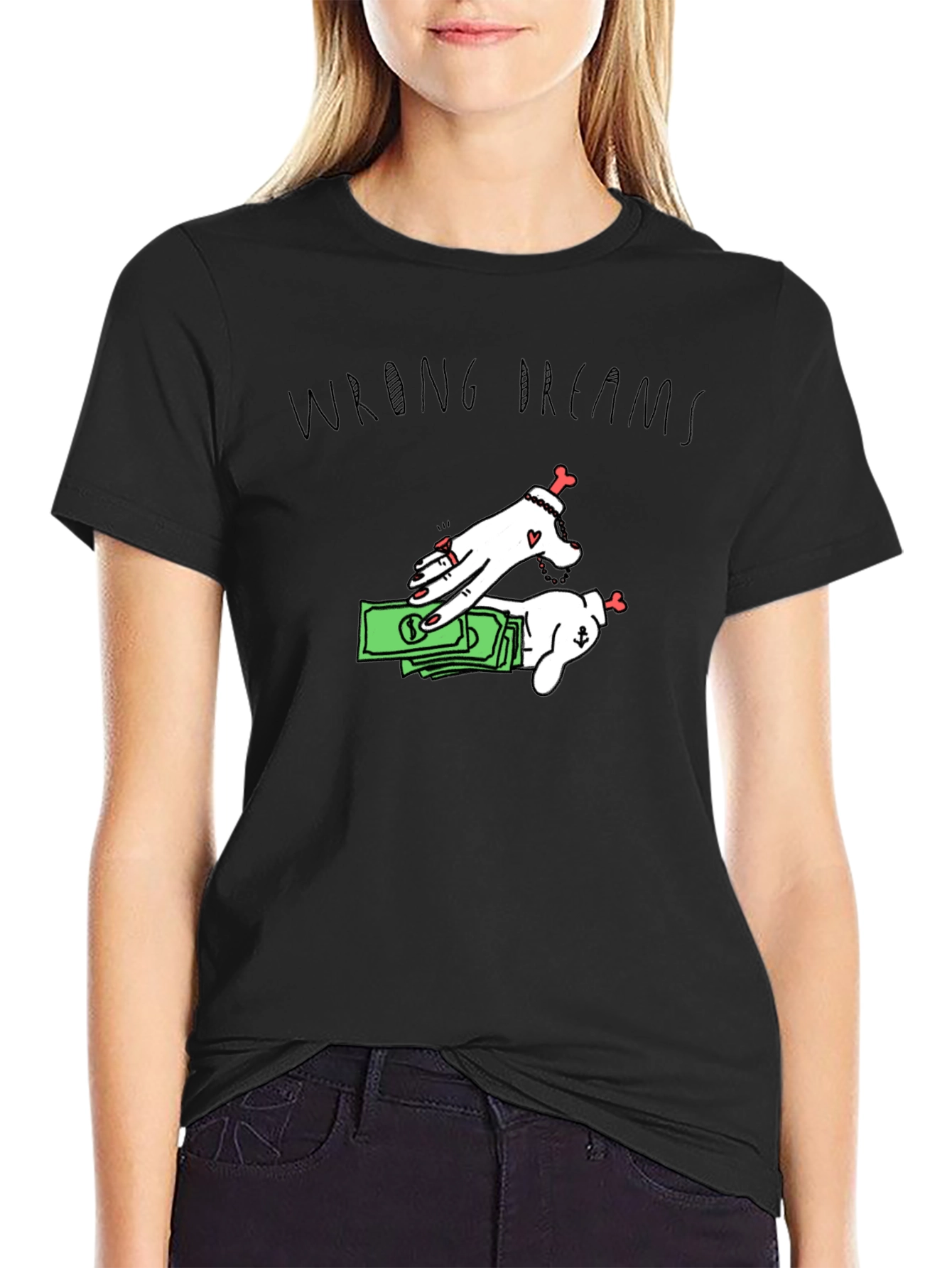 Wrong Dreams Graphic Tee - Black