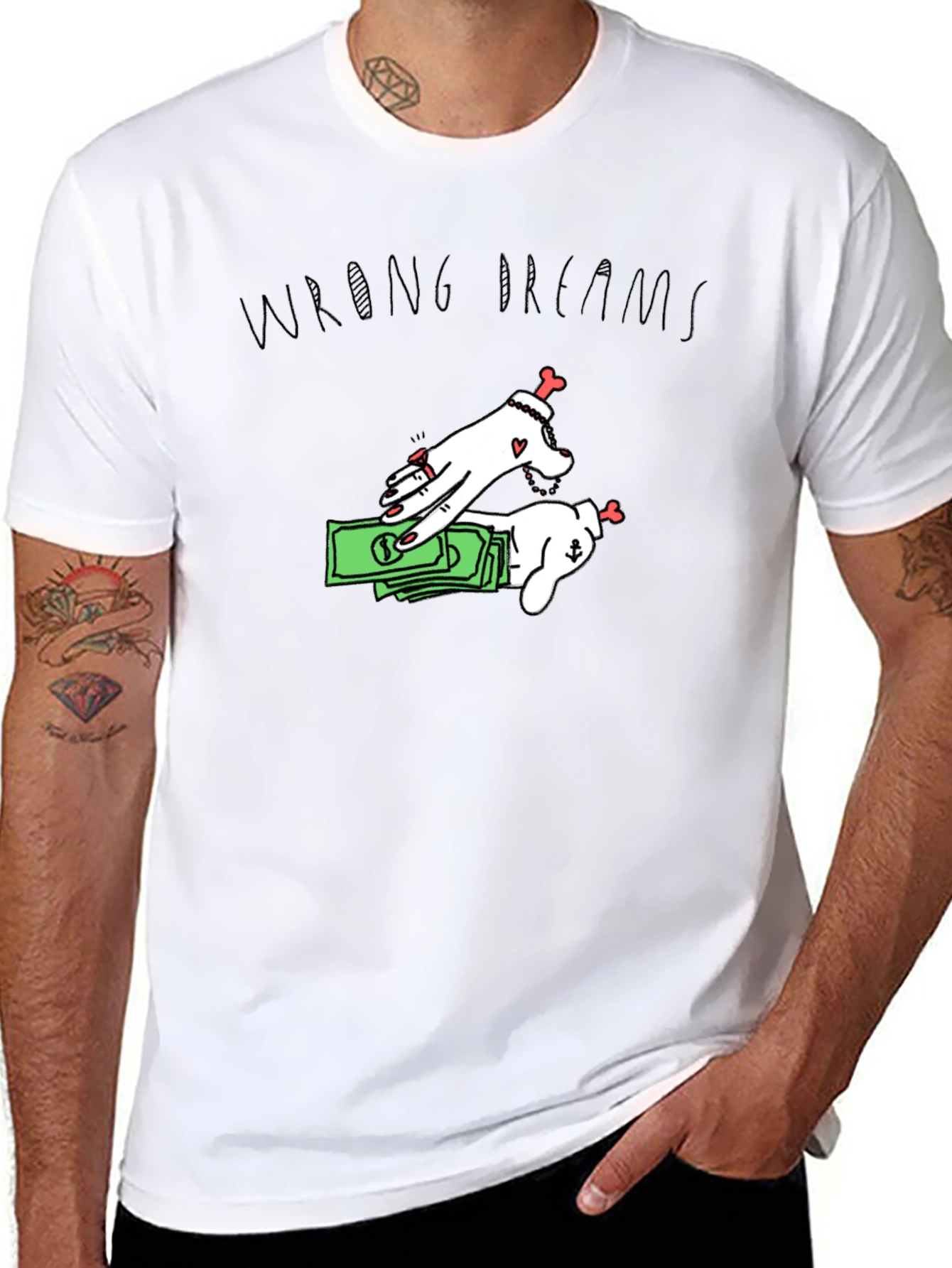 Wrong Dreams Graphic Tee - Black