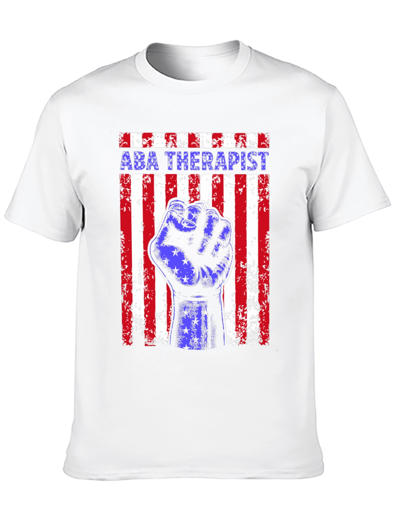 ABA Therapist American Flag Graphic T-Shirt