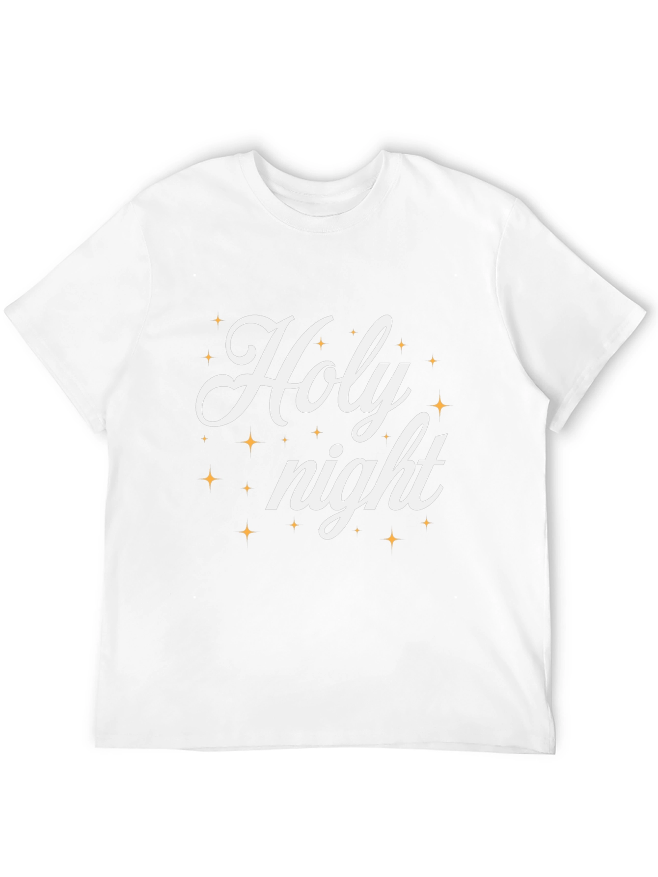 Holy Night Graphic Tee - Soft Black Cotton Blend