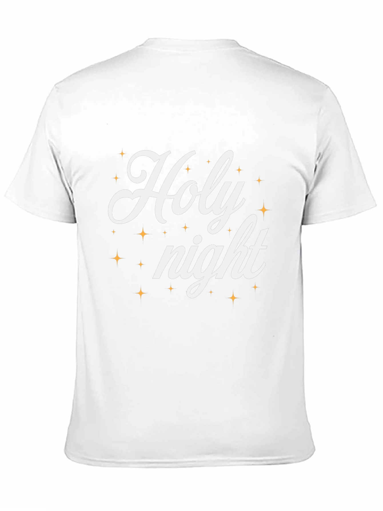 Holy Night Graphic Tee - Soft Black Cotton Blend