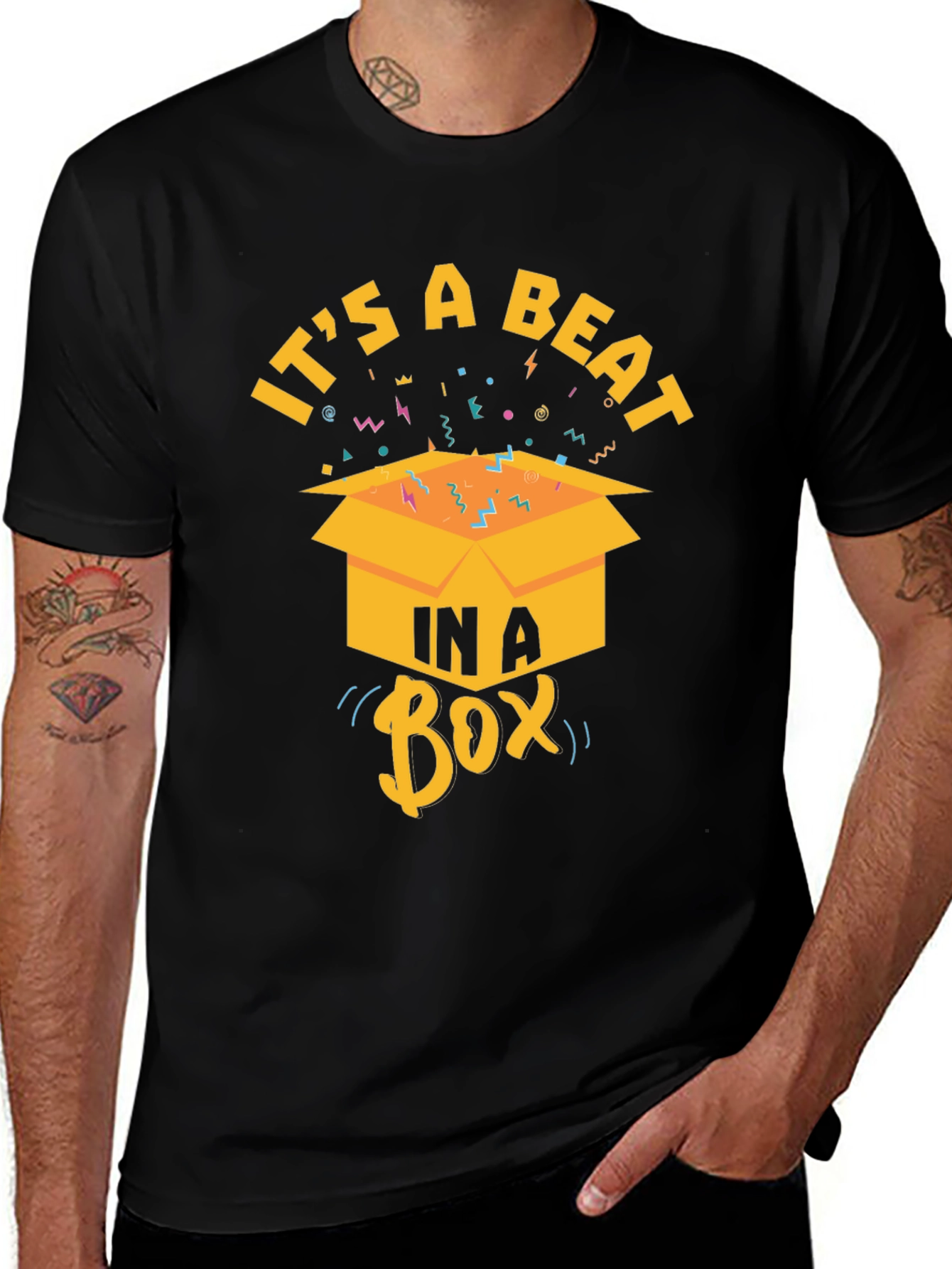 Its A Beat In A Box Mens Graphic Tee