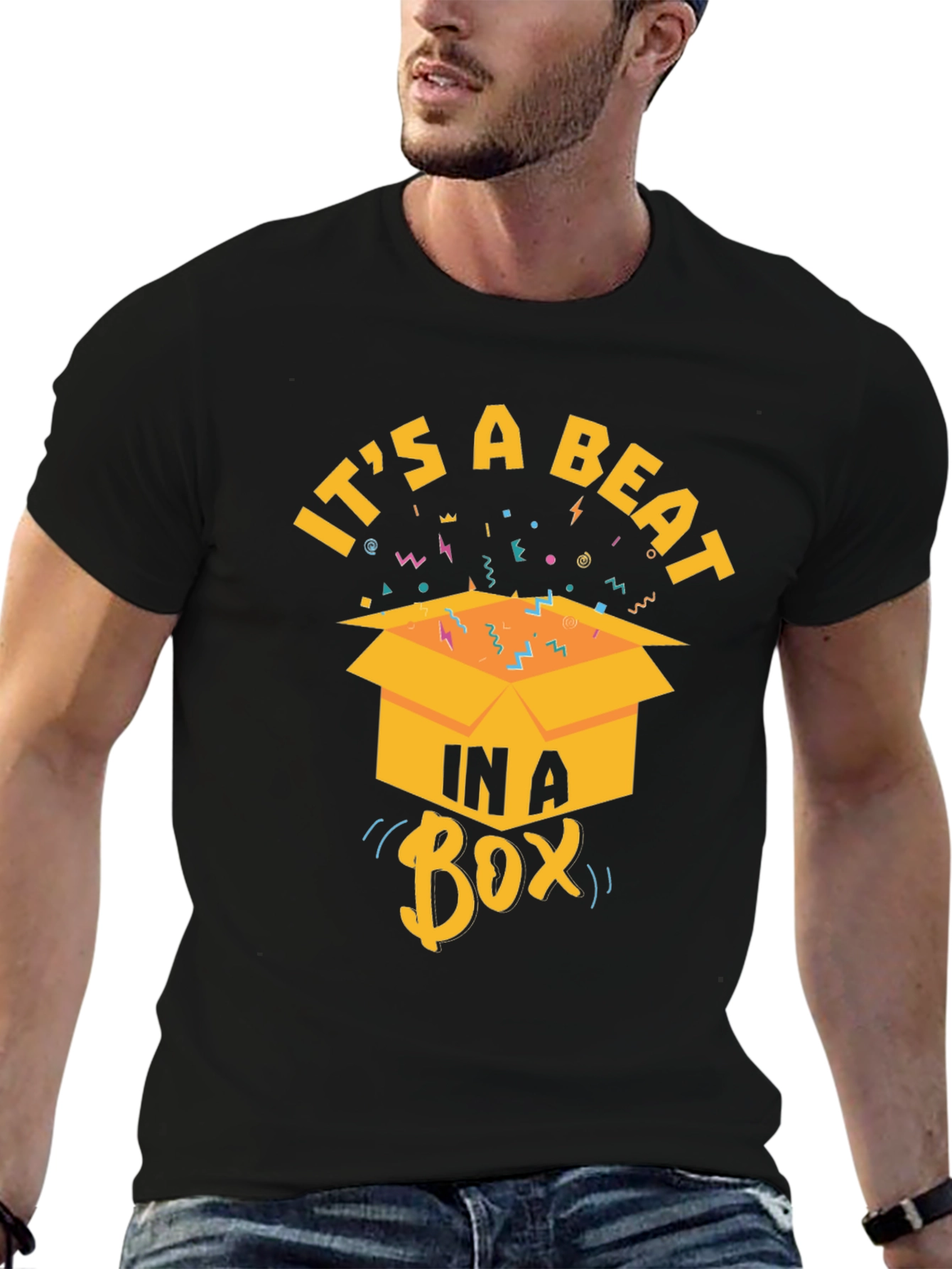 Its A Beat In A Box Mens Graphic Tee