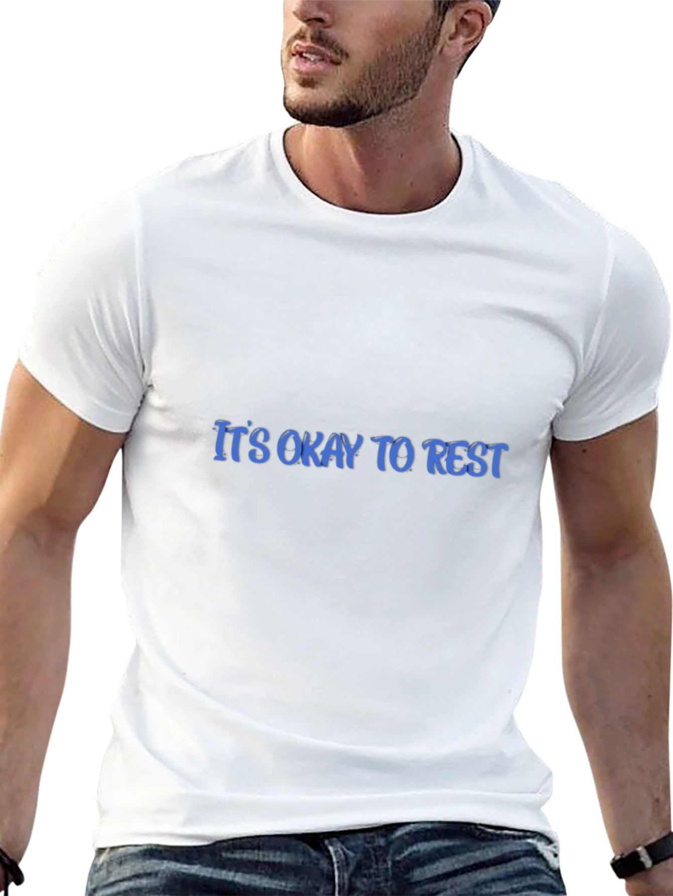 Its Okay to Rest Black Graphic Tee