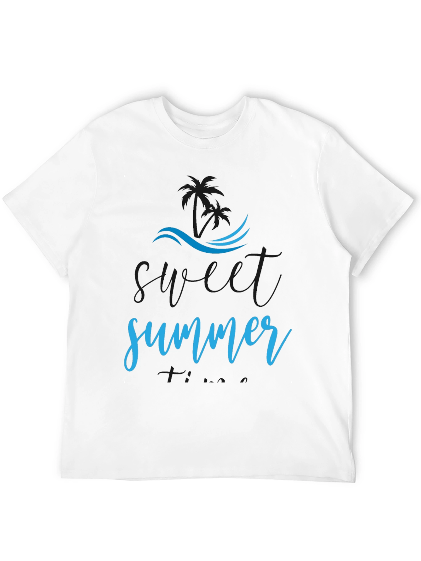 Sweet Summer Black T-Shirt