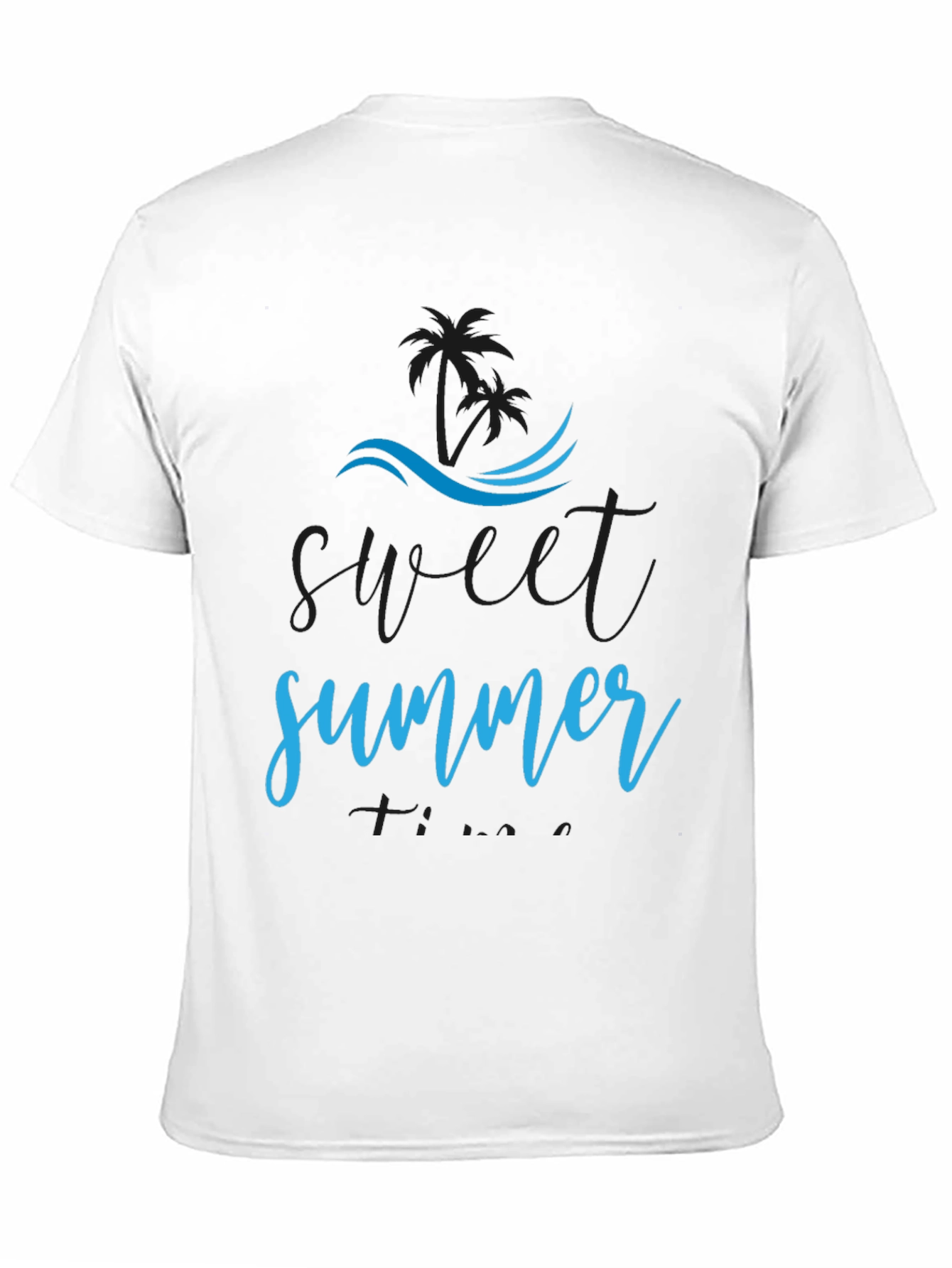 Sweet Summer Black T-Shirt