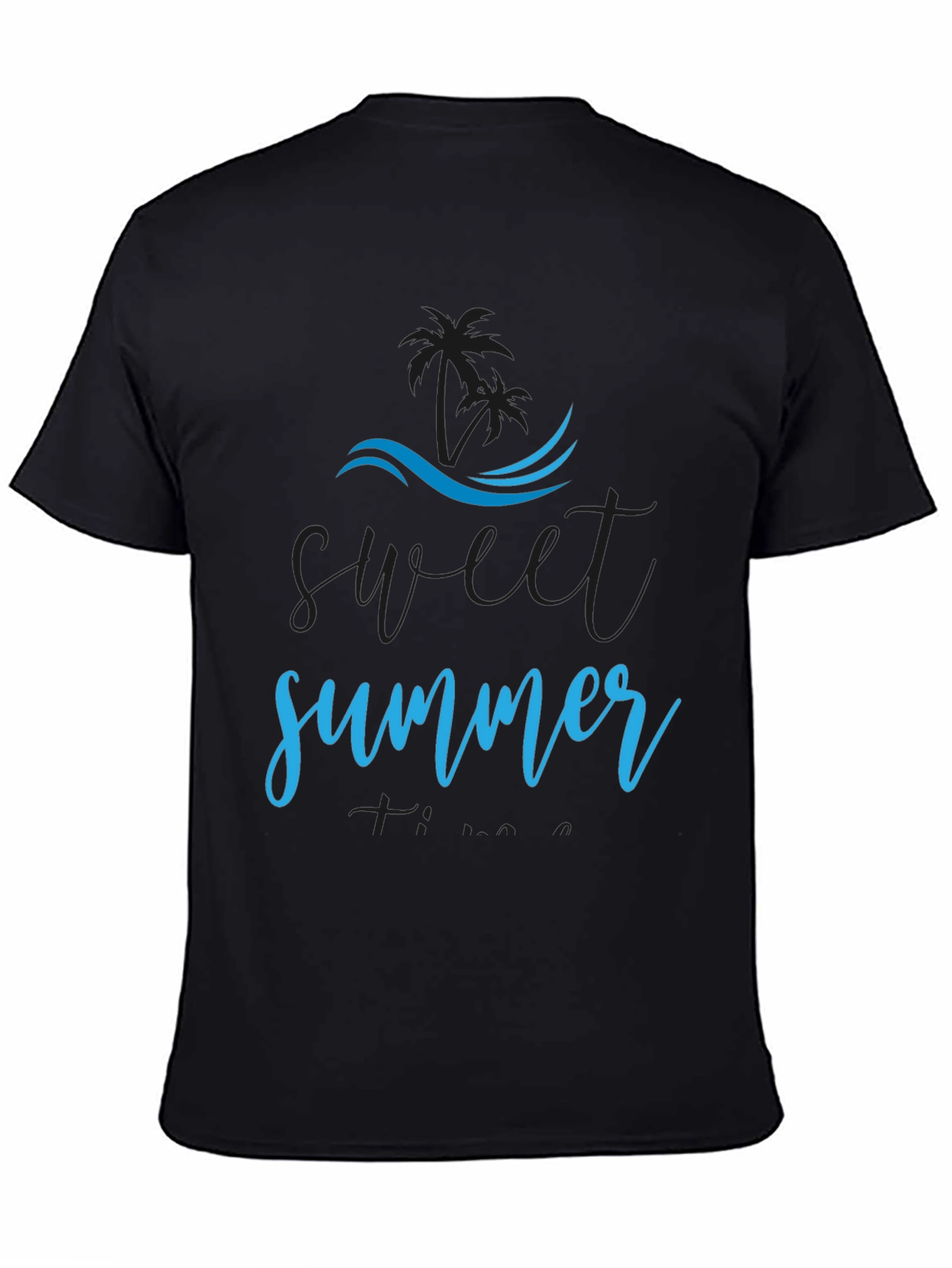 Sweet Summer Black T-Shirt