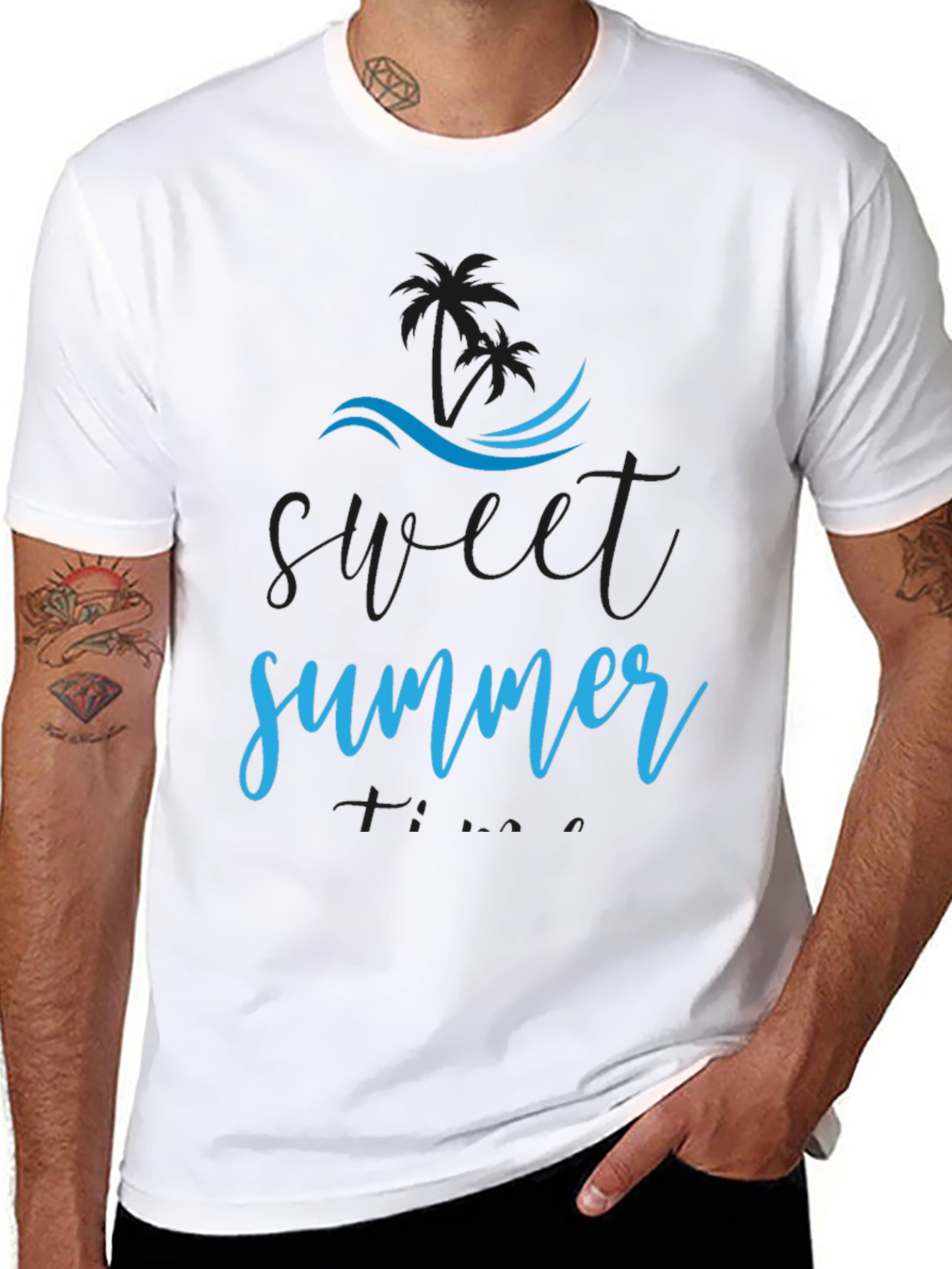Sweet Summer Black T-Shirt