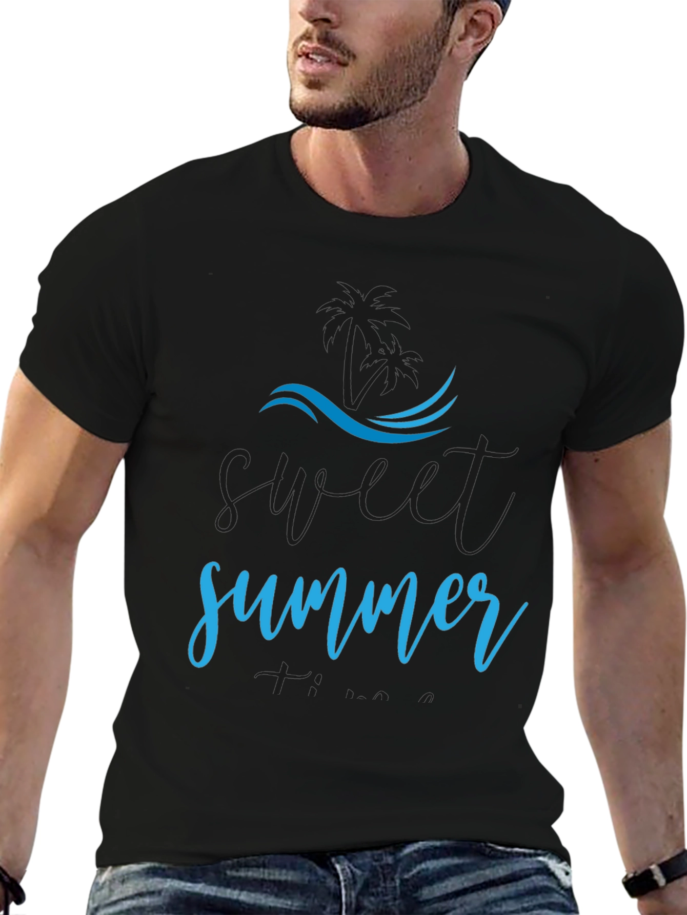 Sweet Summer Black T-Shirt