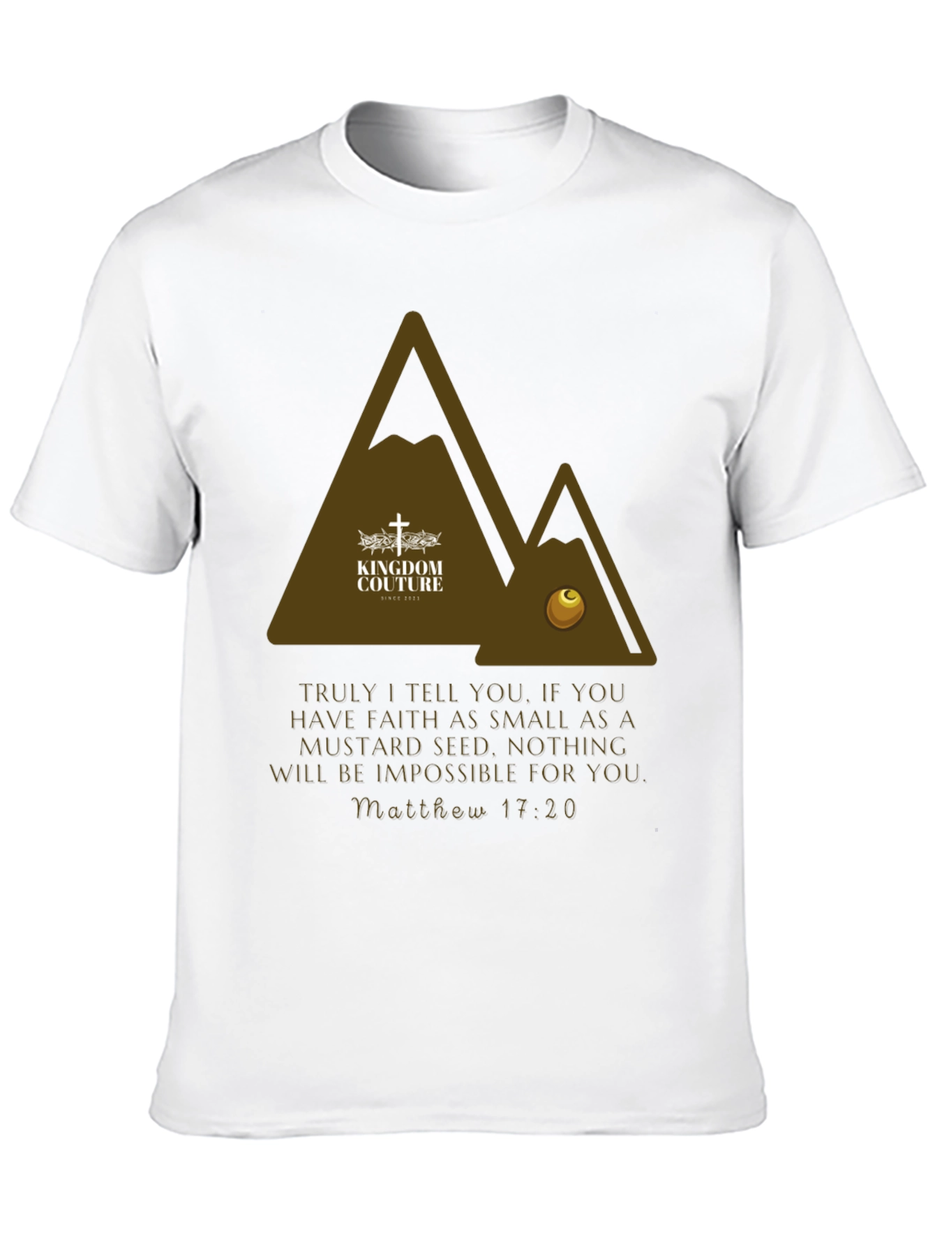 Kingdom Couture Mustard Seed Faith T-Shirt