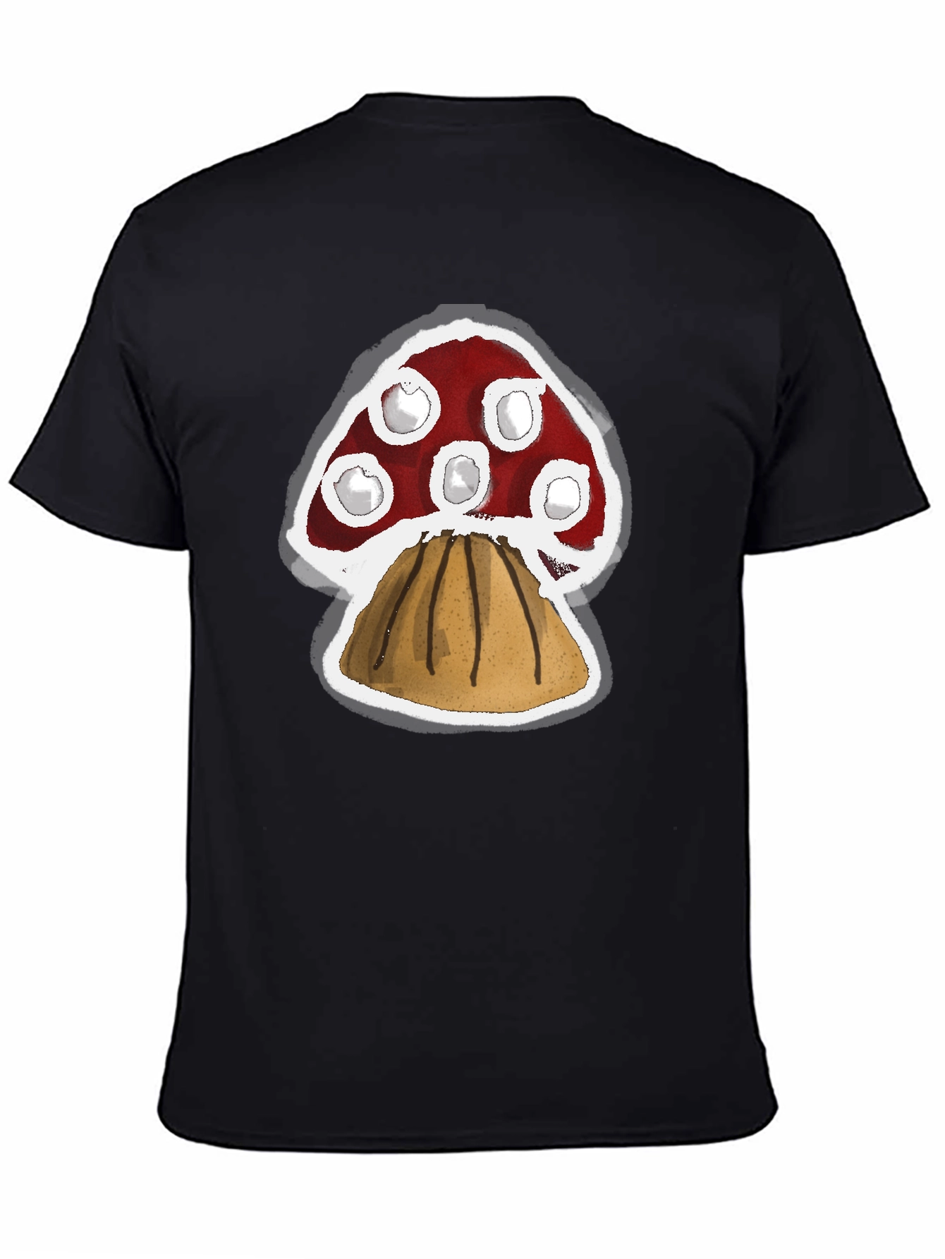 Mushroom Graphic Tee - Funky Style