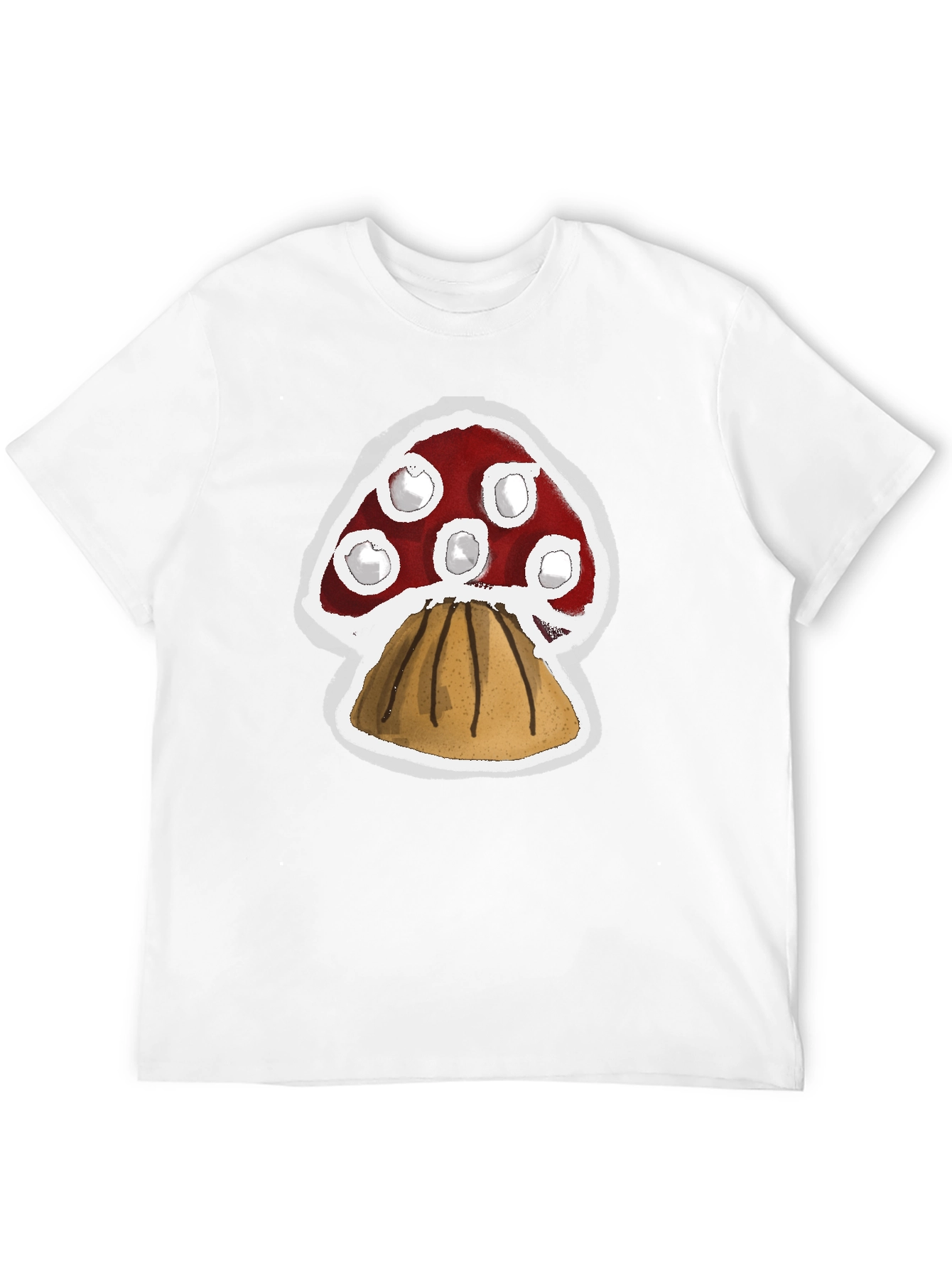 Mushroom Graphic Tee - Funky Style
