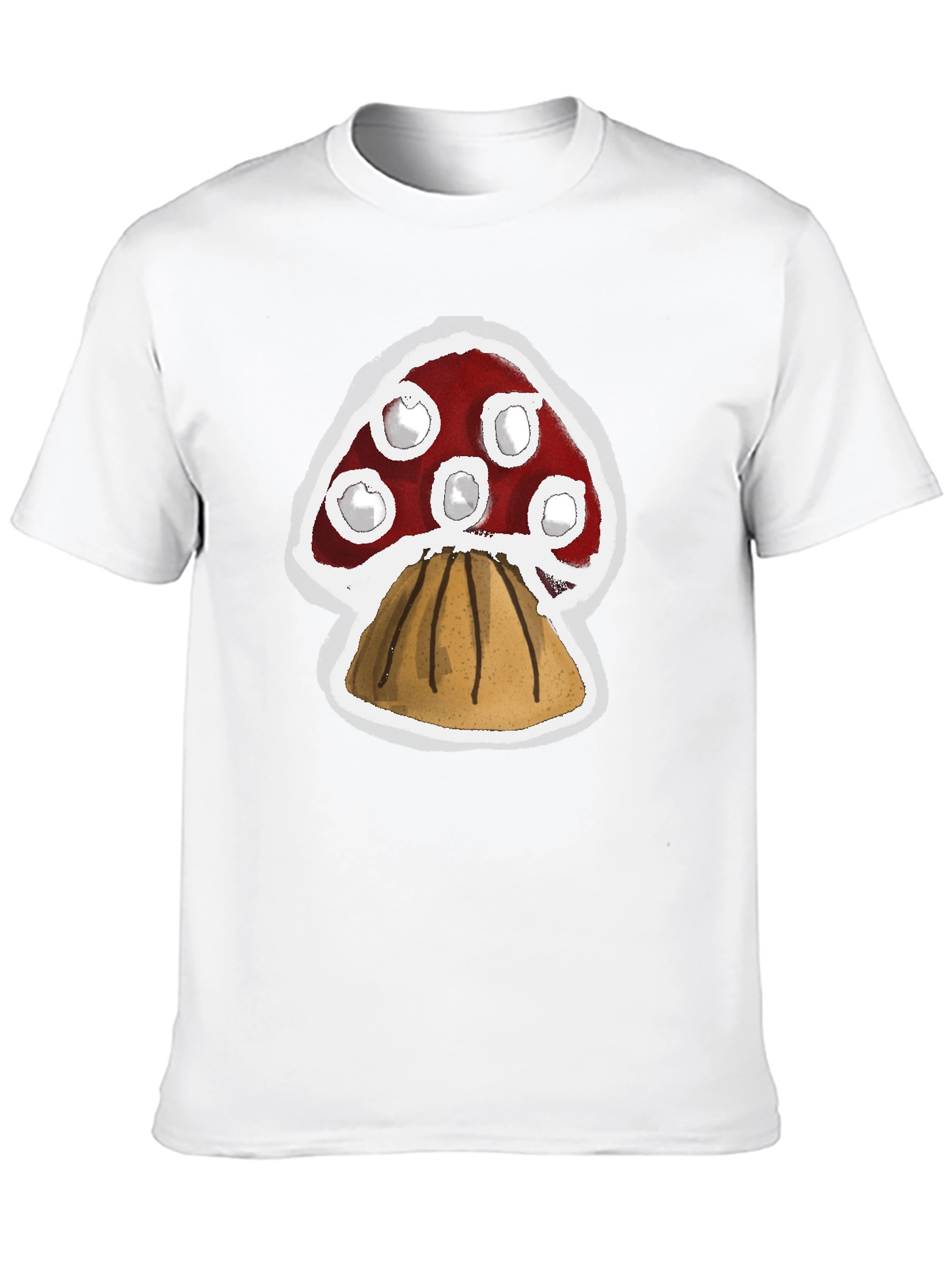 Mushroom Graphic Tee - Funky Style