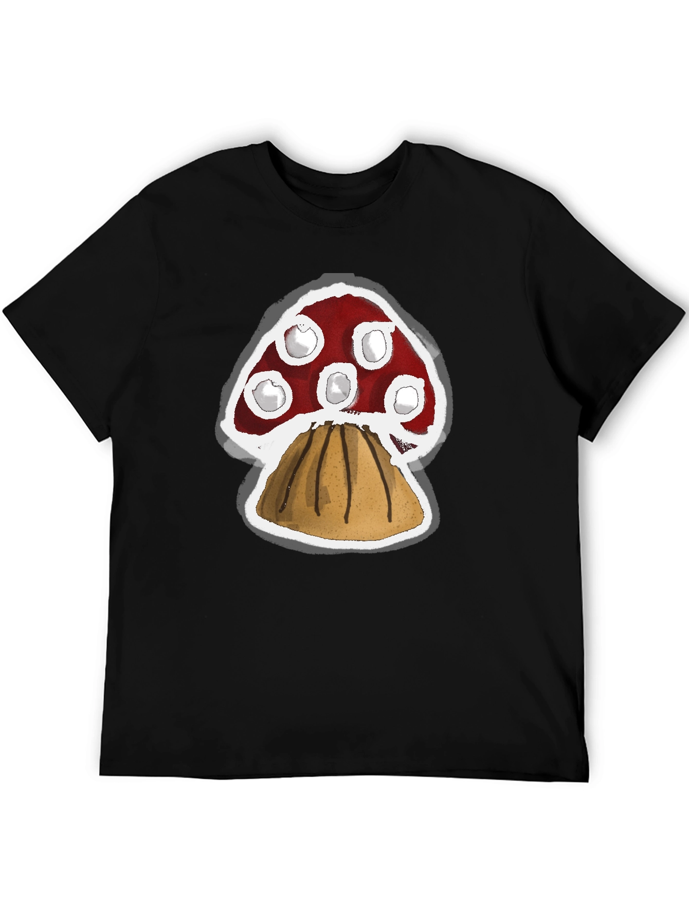 Mushroom Graphic Tee - Funky Style