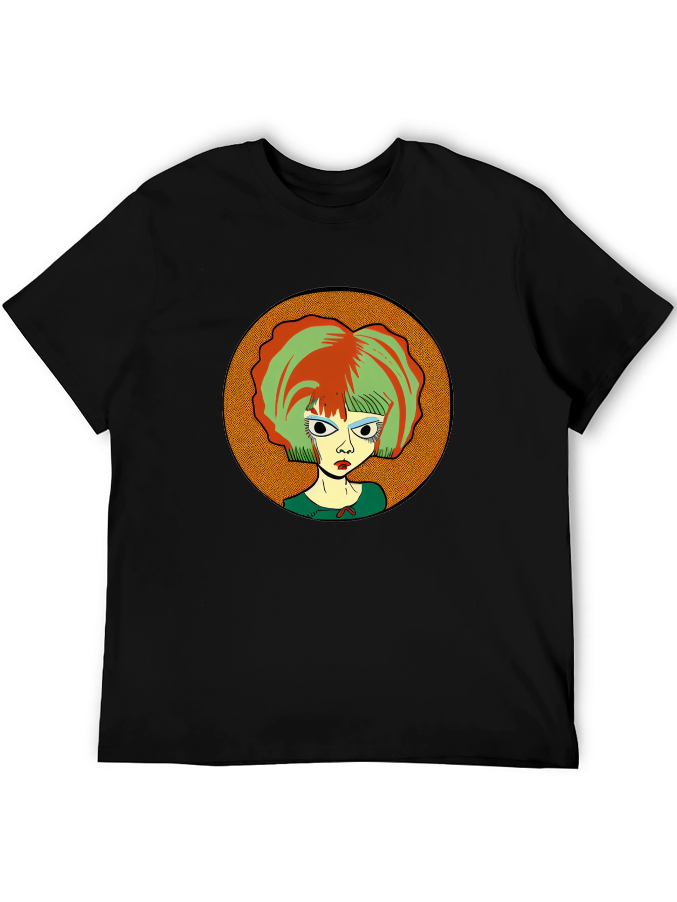 Unique Graphic Print T-Shirt - Edgy Style
