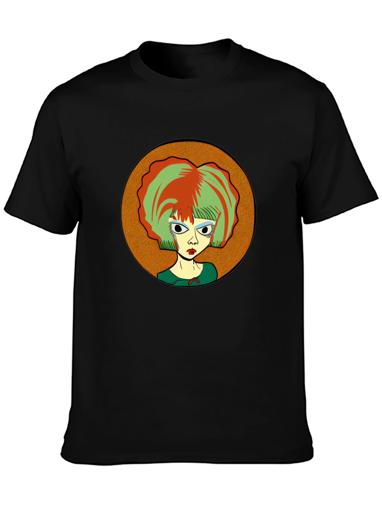 Unique Graphic Print T-Shirt - Edgy Style