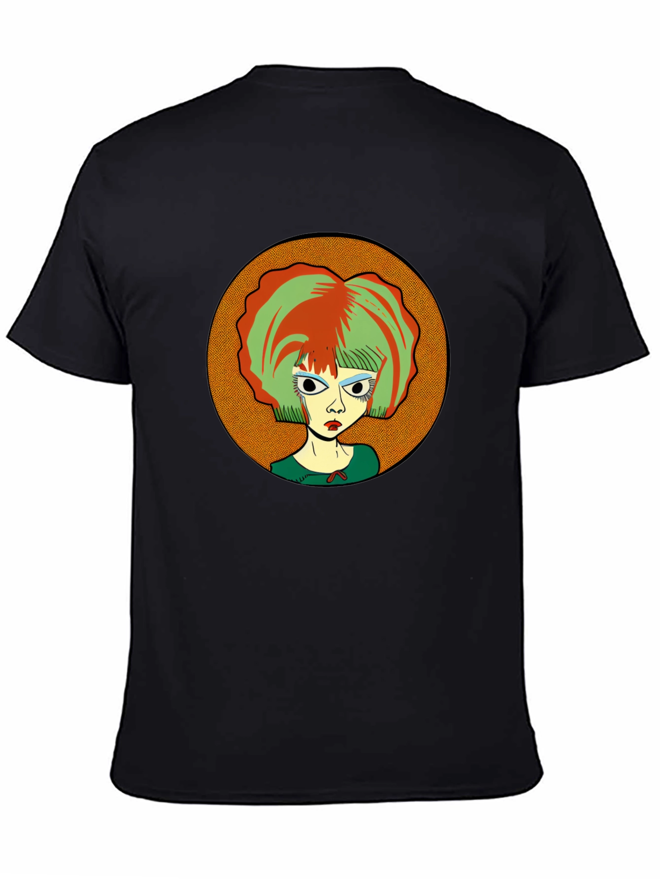 Unique Graphic Print T-Shirt - Edgy Style