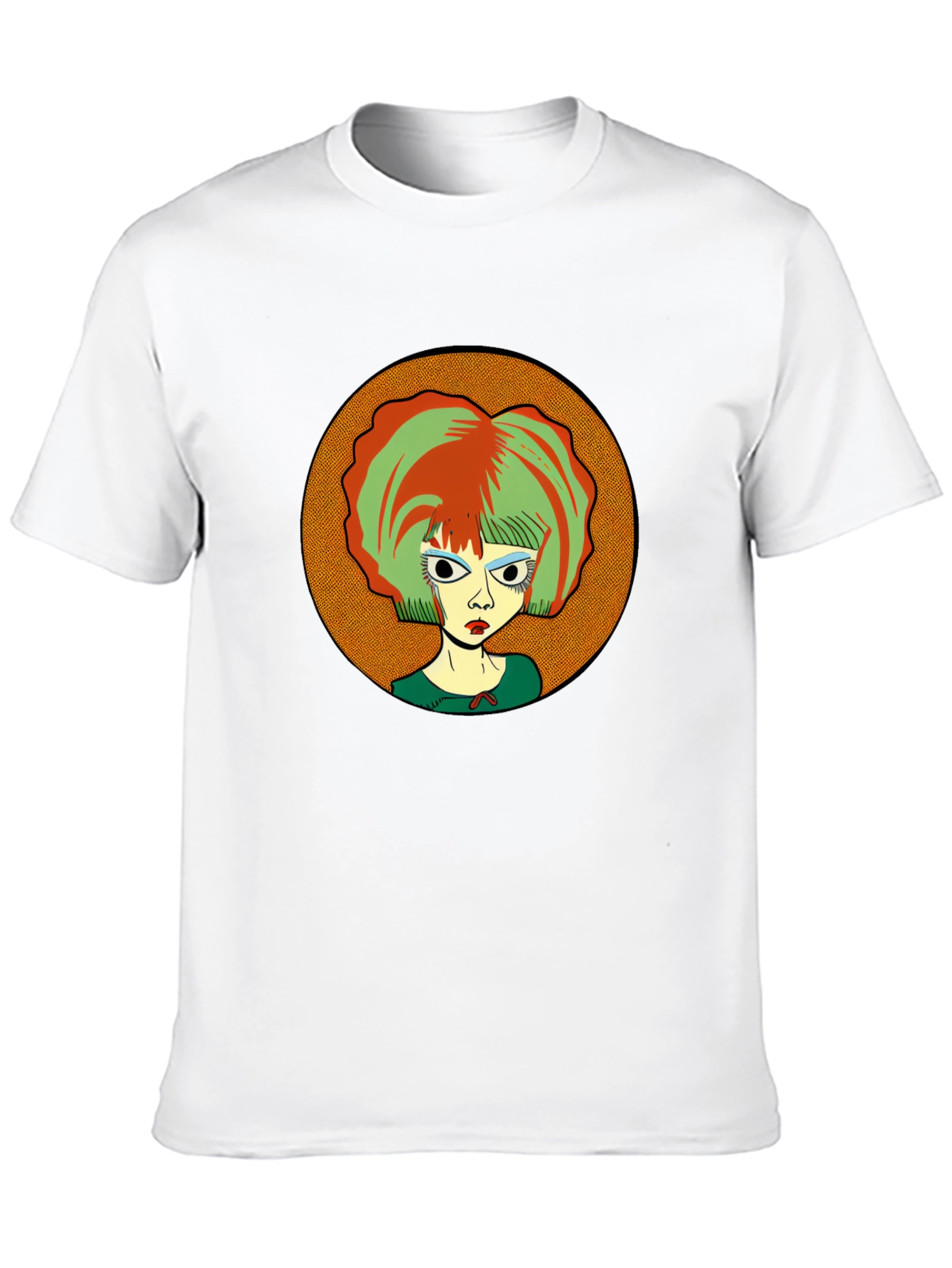 Unique Graphic Print T-Shirt - Edgy Style