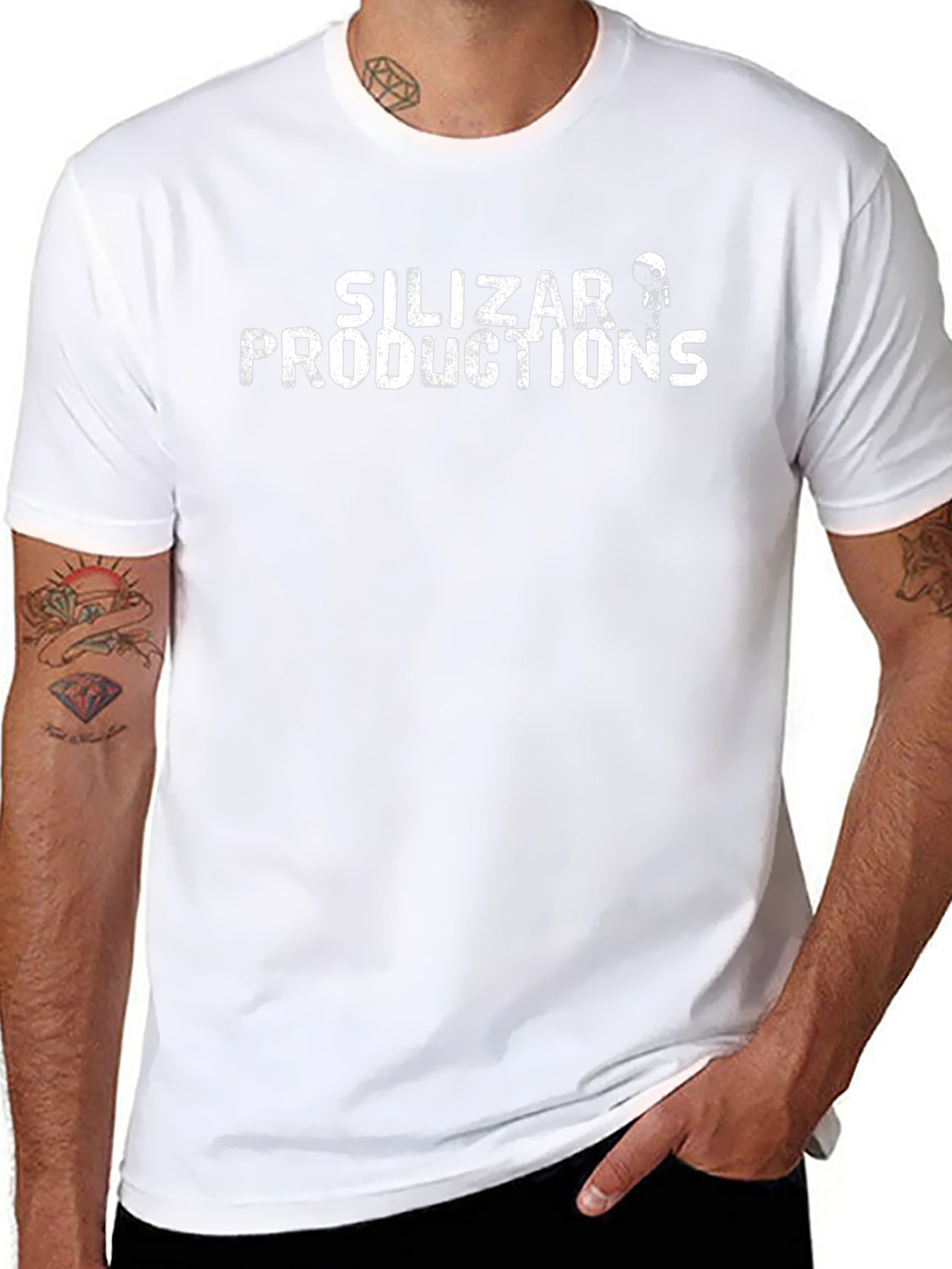 Silizar Productions Black Graphic T-Shirt