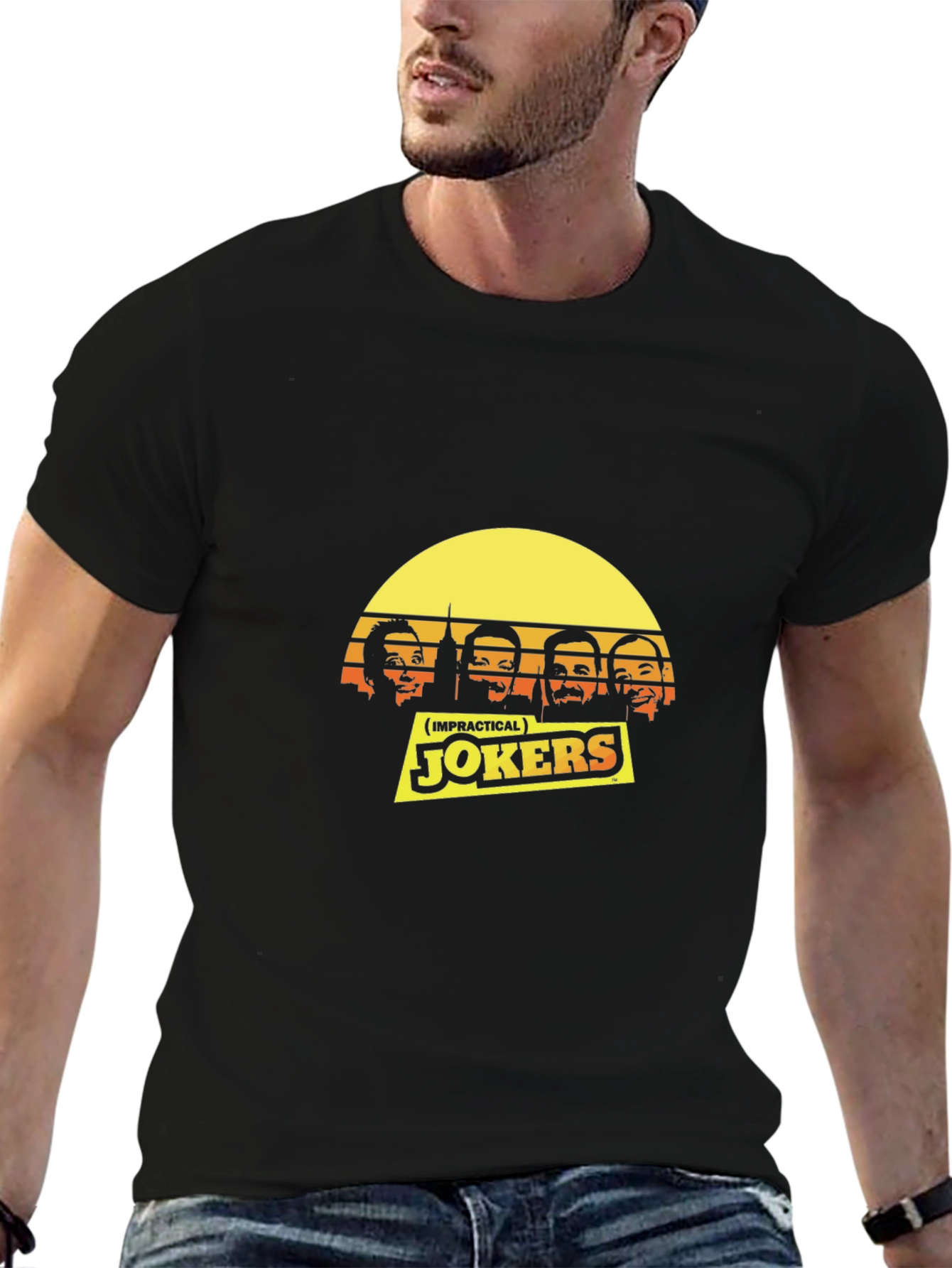 Impractical Jokers Sunset T-Shirt - Black
