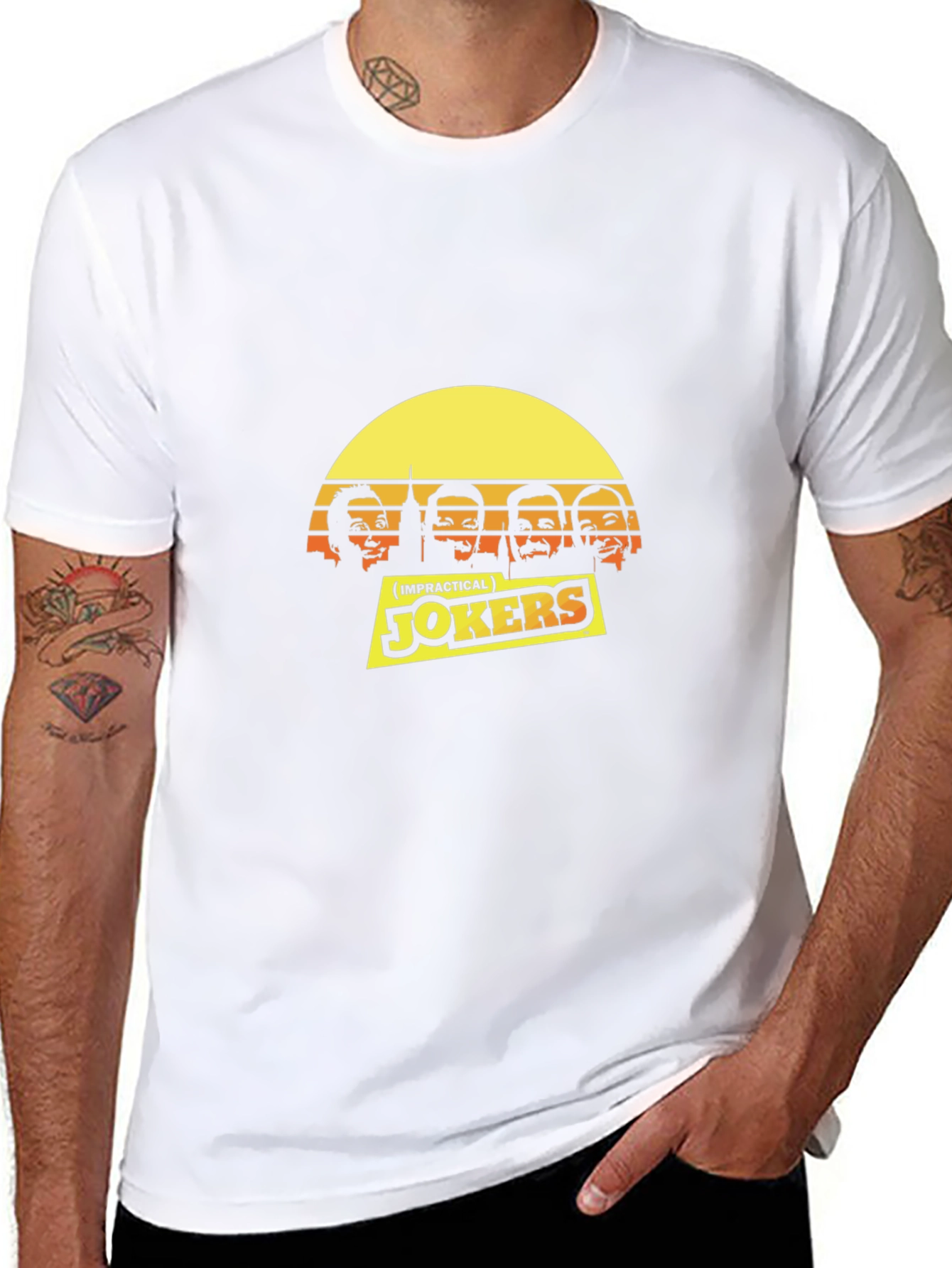 Impractical Jokers Sunset T-Shirt - Black