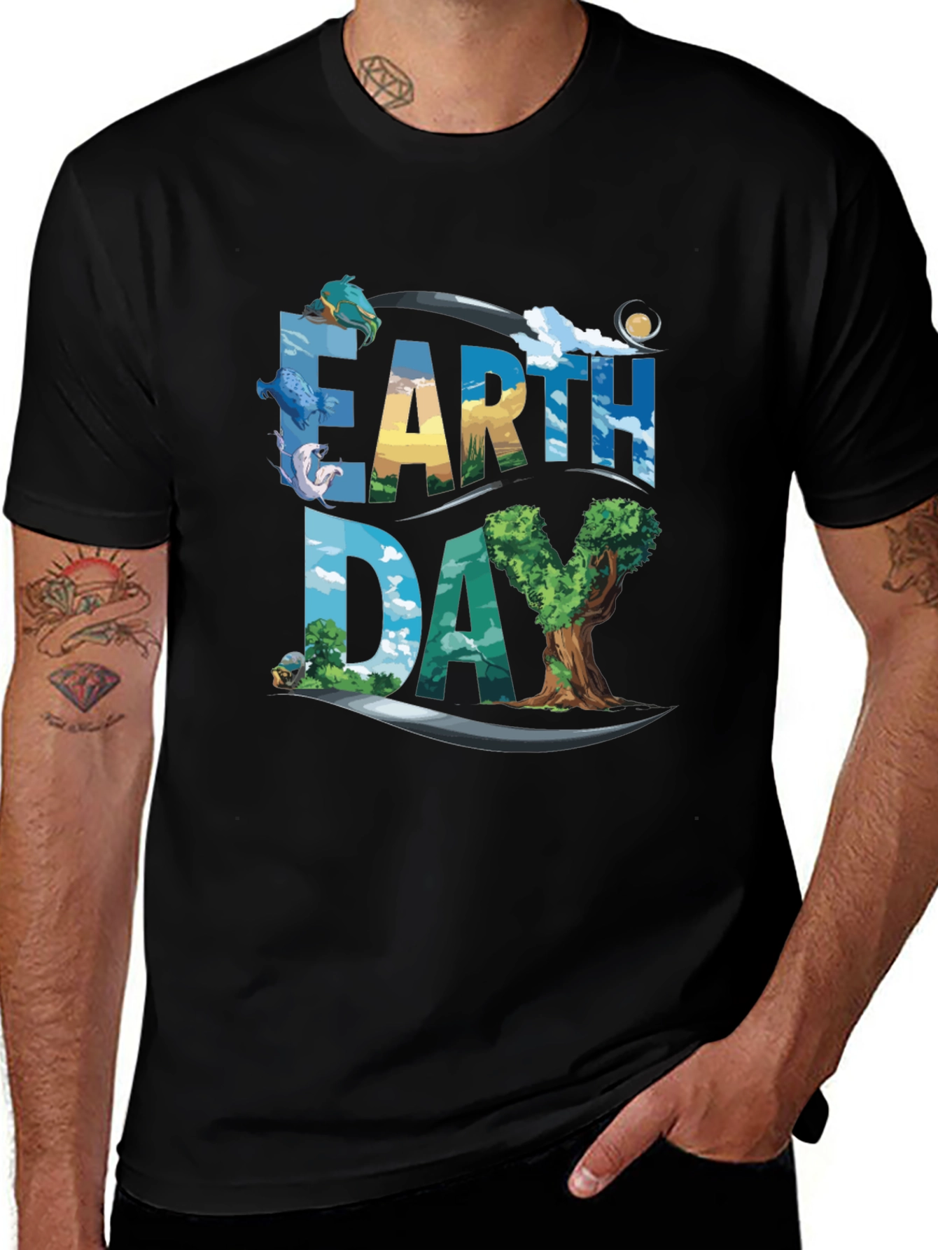 Earth Day Graphic T-Shirt