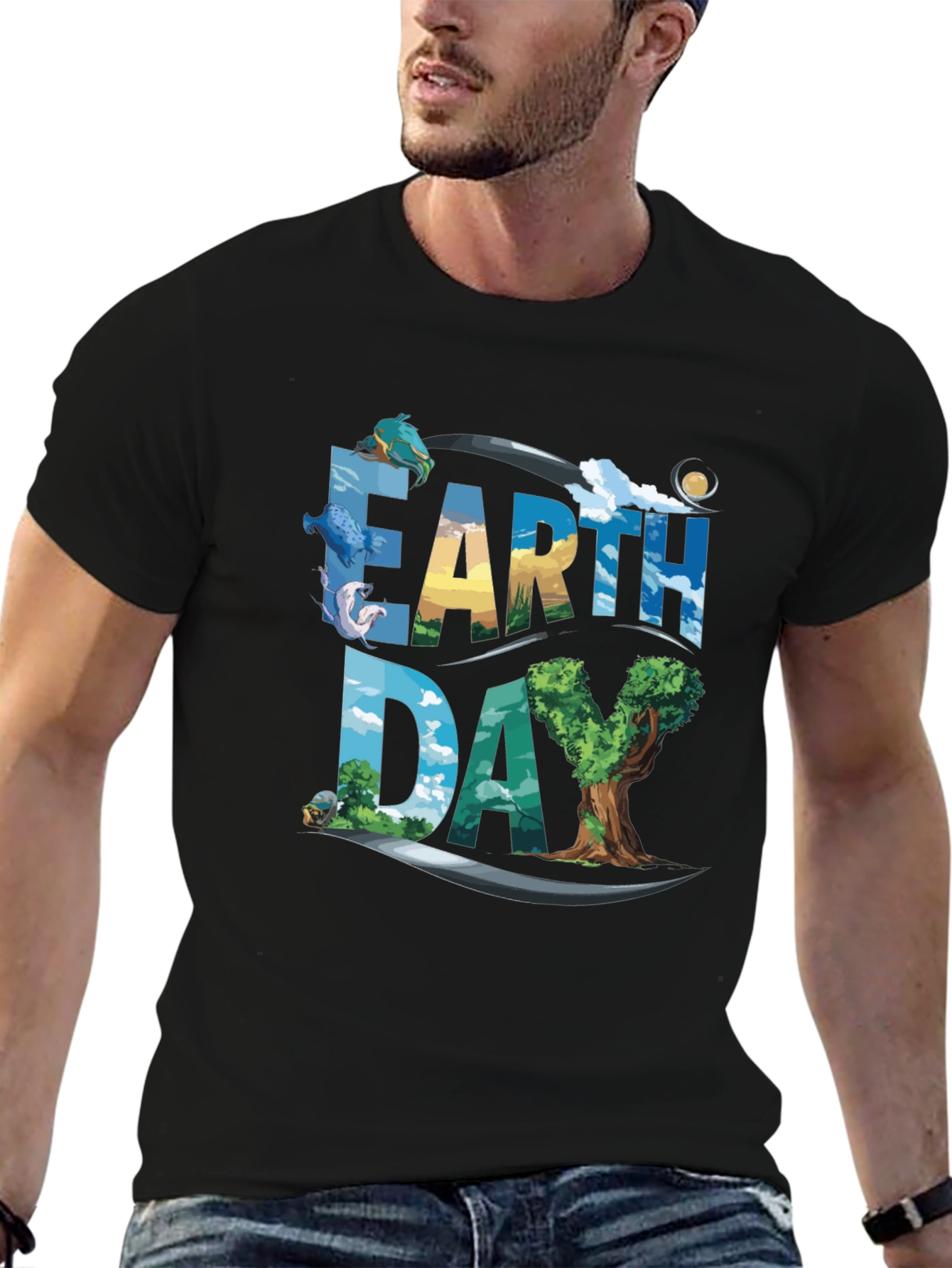 Earth Day Graphic T-Shirt