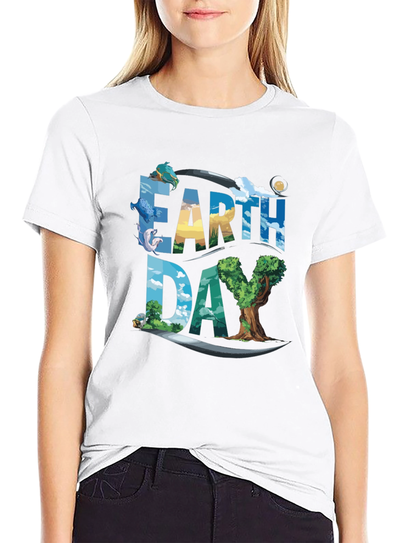 Earth Day Graphic T-Shirt