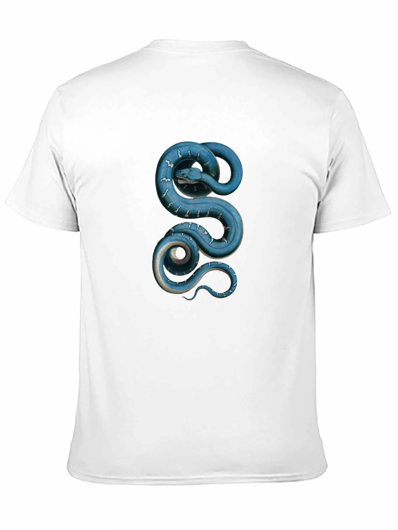 Serpentine T-Shirt - Blue Snake Graphic Tee