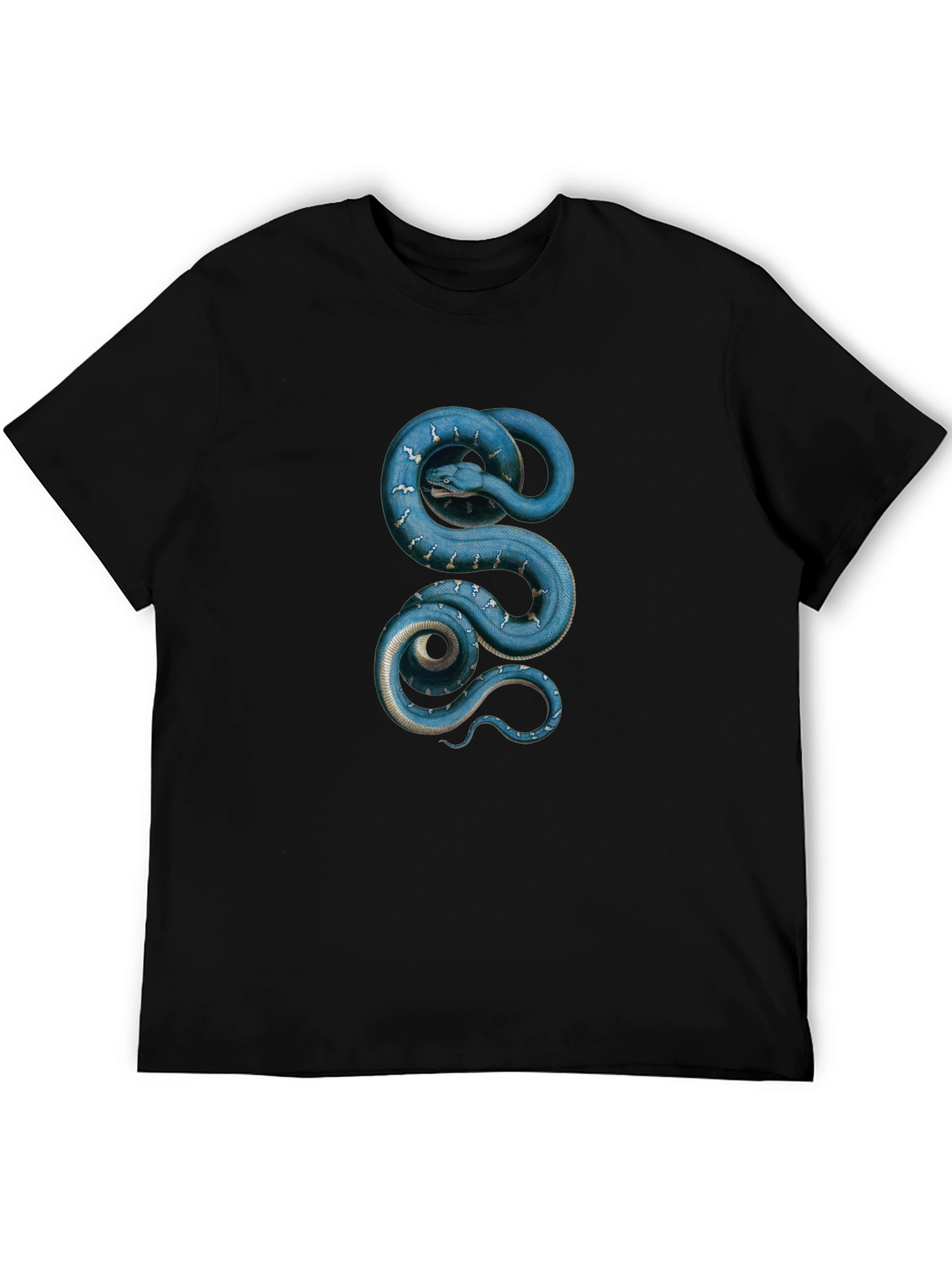 Serpentine T-Shirt - Blue Snake Graphic Tee