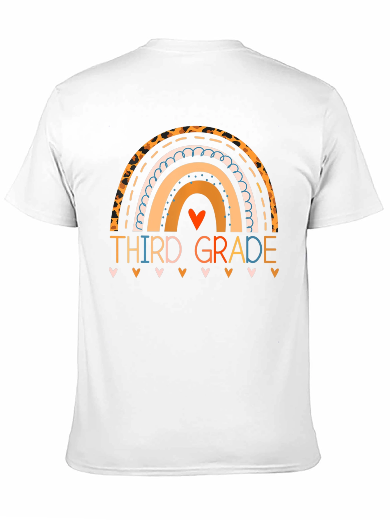 Third Grade Rainbow Teacher T-Shirt