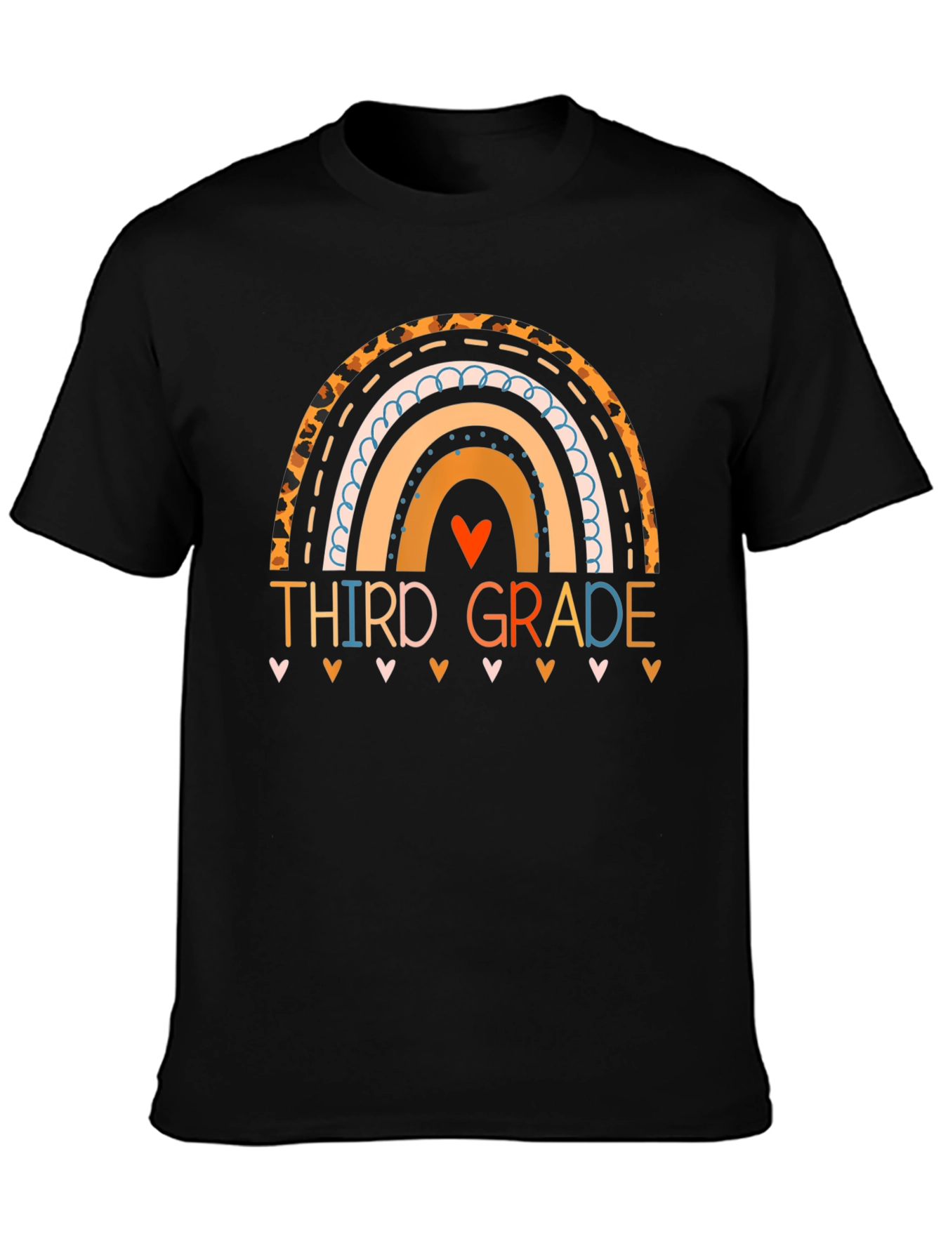 Third Grade Rainbow Teacher T-Shirt