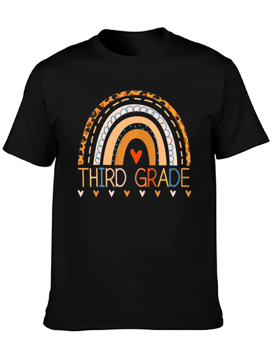Third Grade Rainbow Teacher T-Shirt