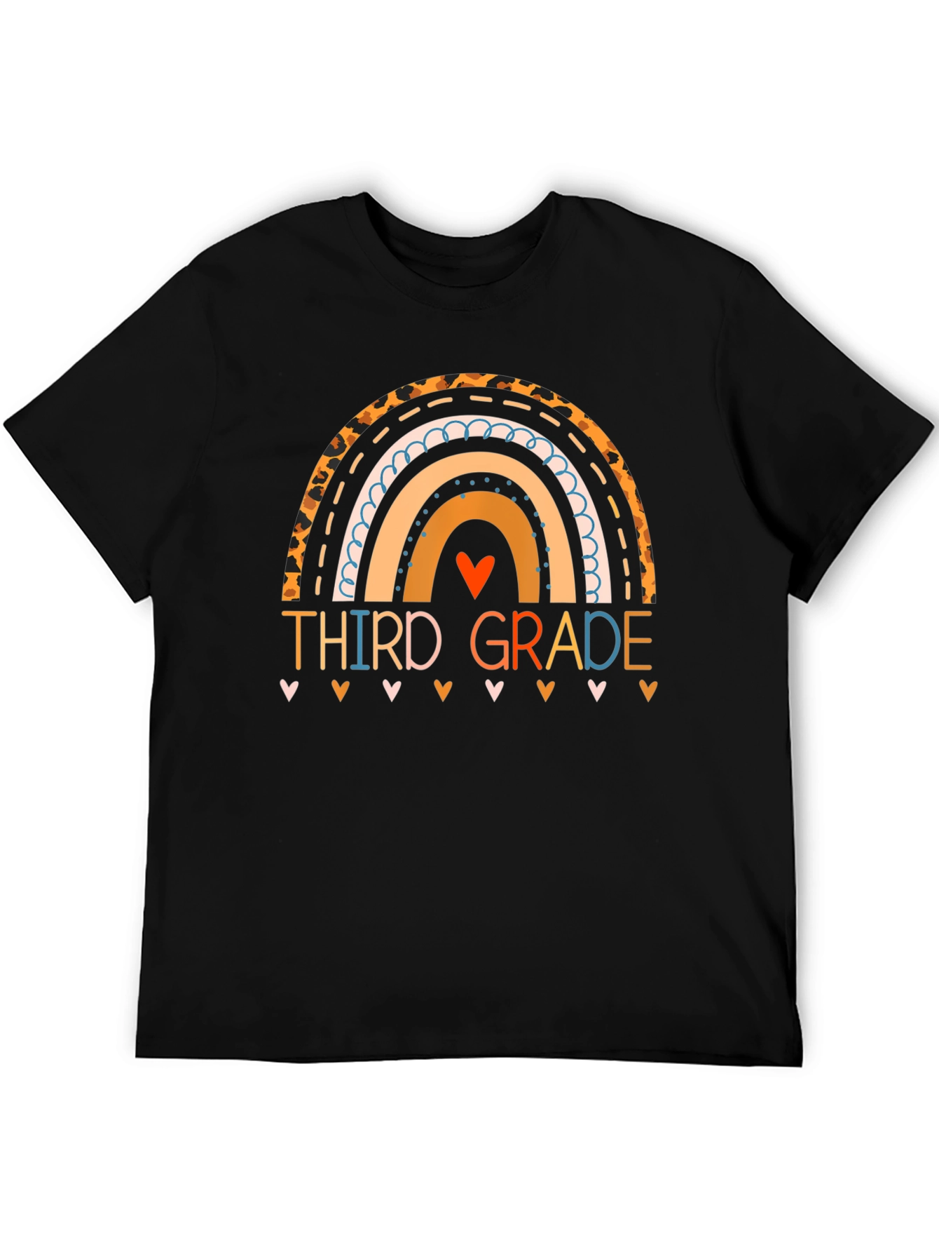 Third Grade Rainbow Teacher T-Shirt