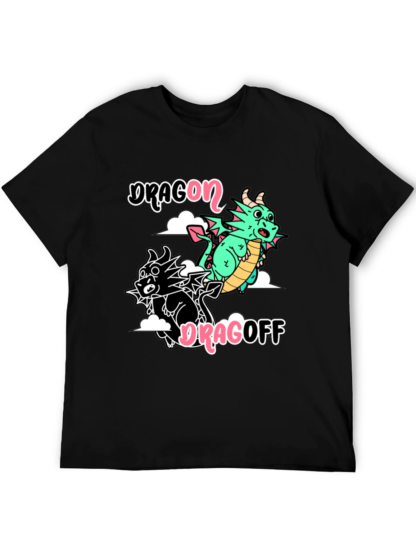 Dragon Dragoff Graphic T-Shirt - Quirky Cotton Tee