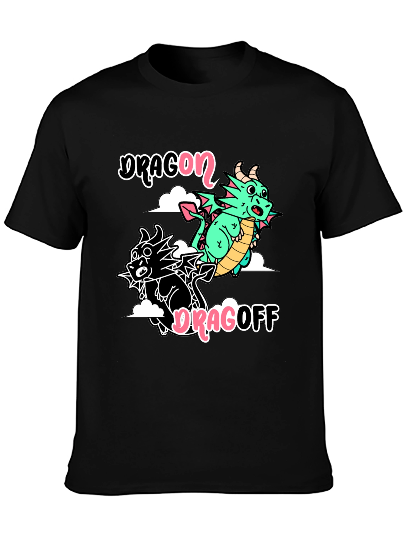 Dragon Dragoff Graphic T-Shirt - Quirky Cotton Tee