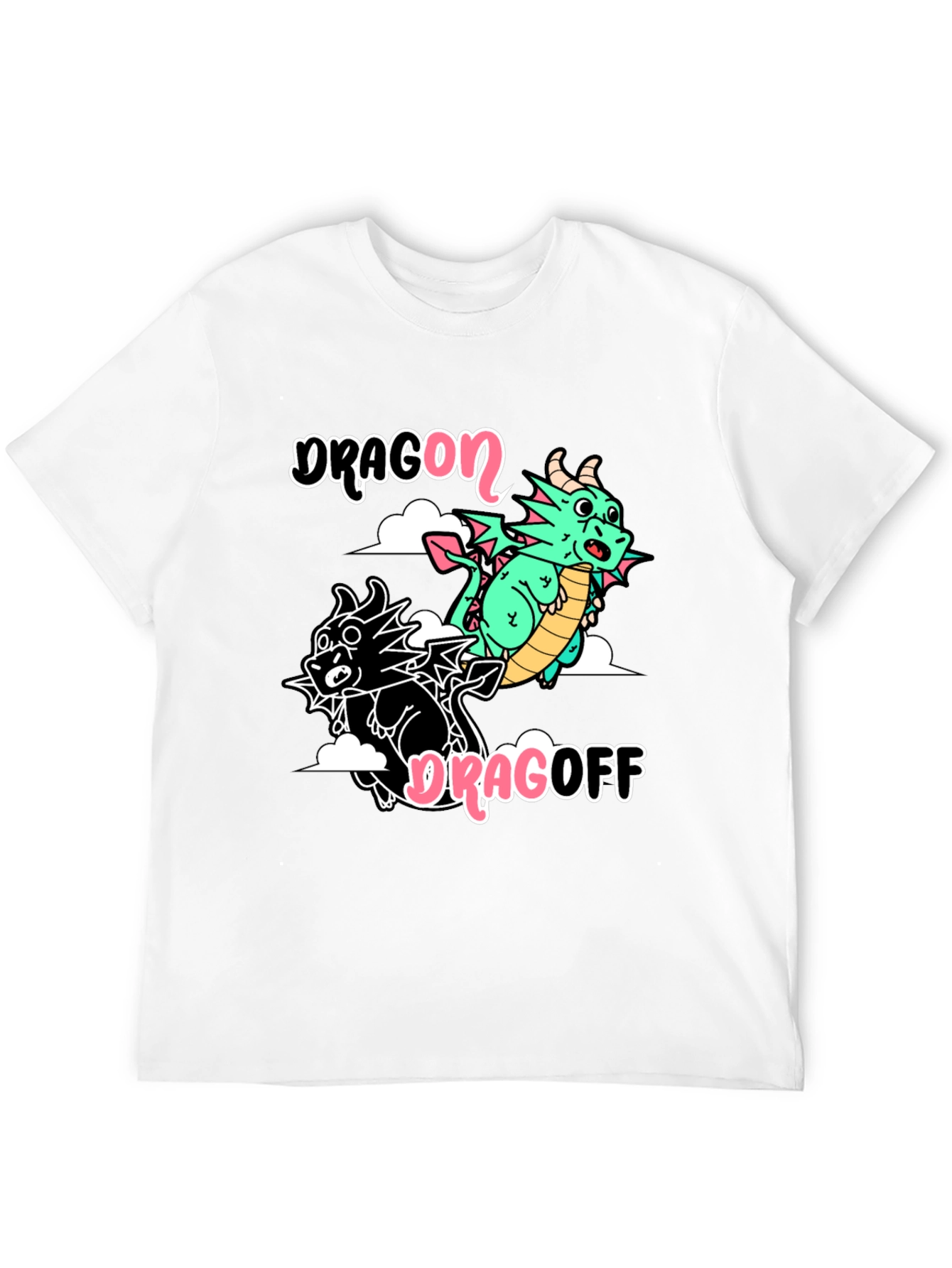 Dragon Dragoff Graphic T-Shirt - Quirky Cotton Tee