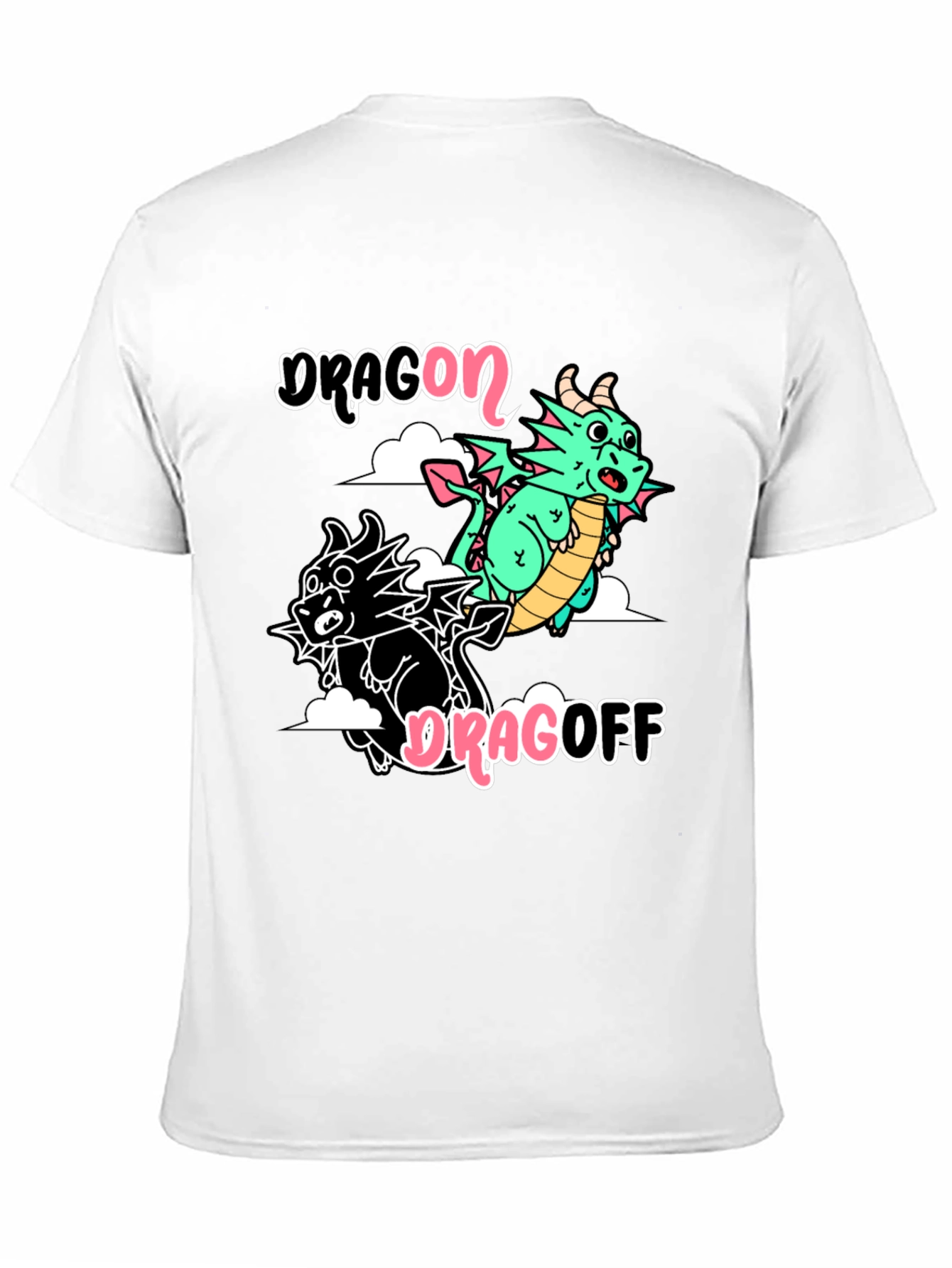 Dragon Dragoff Graphic T-Shirt - Quirky Cotton Tee
