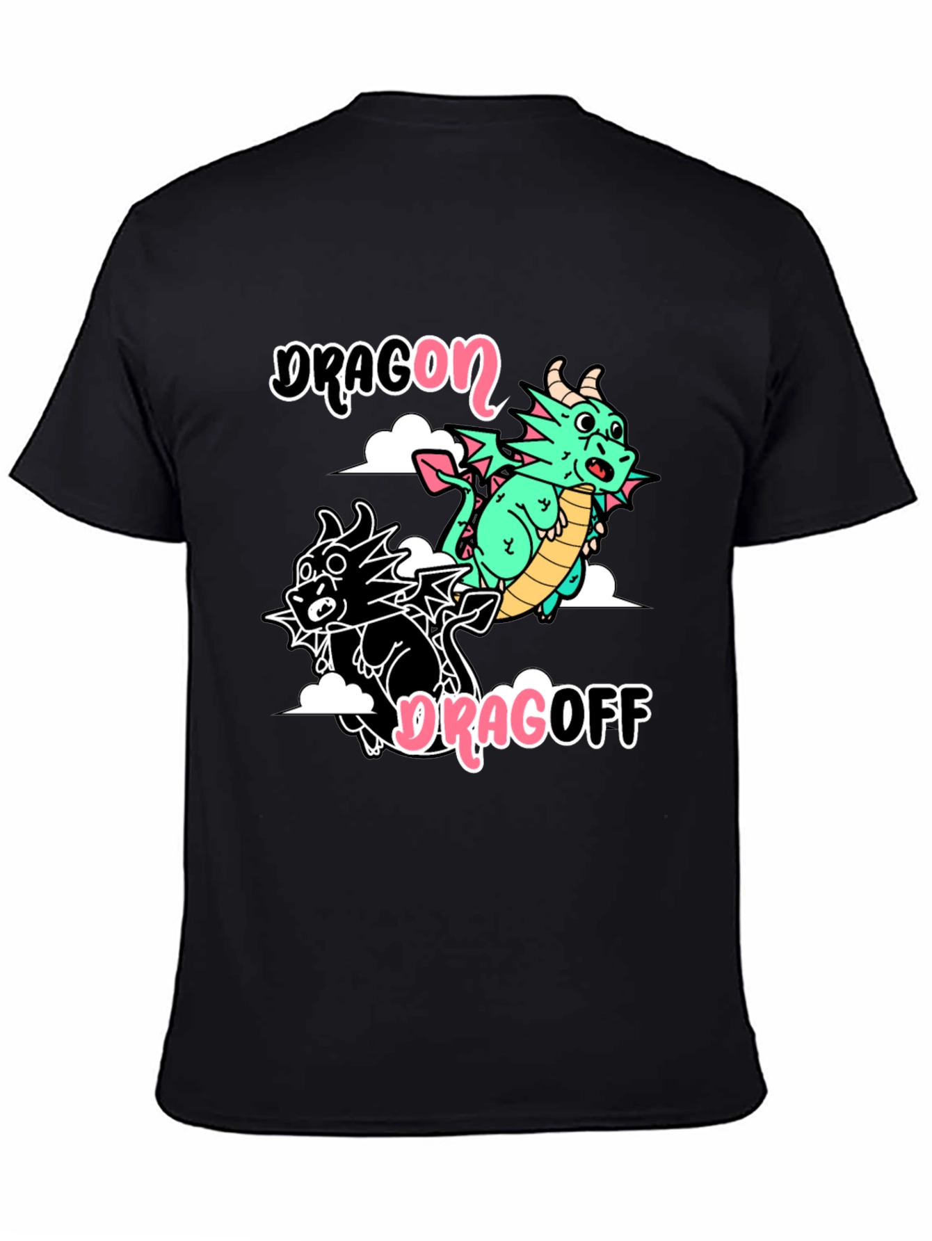 Dragon Dragoff Graphic T-Shirt - Quirky Cotton Tee