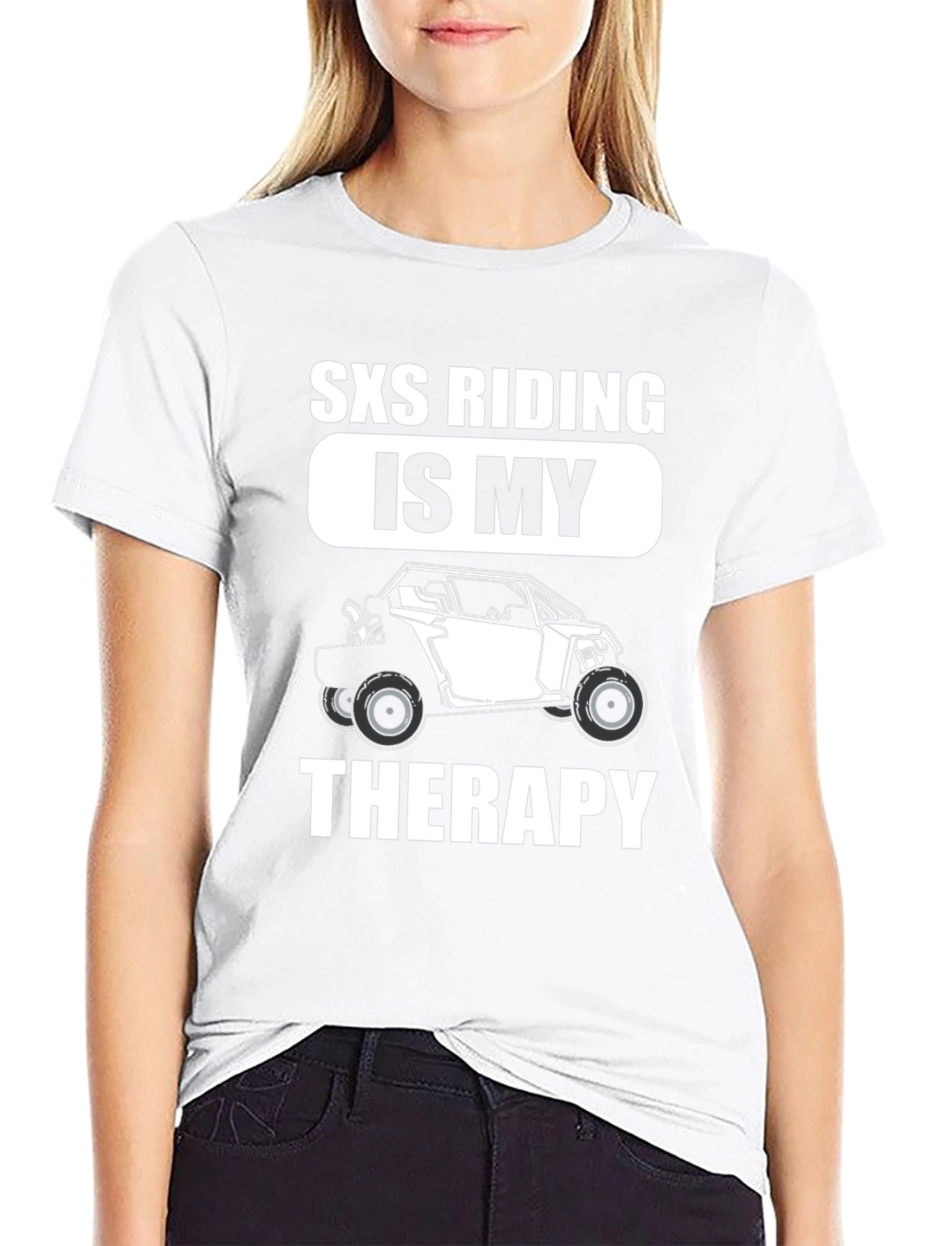 SXS Riding is My Therapy Graphic T-Shirt