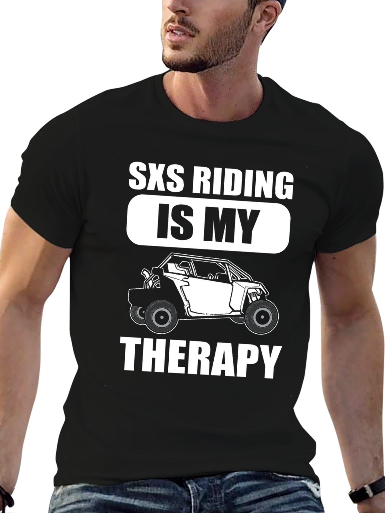 SXS Riding is My Therapy Graphic T-Shirt