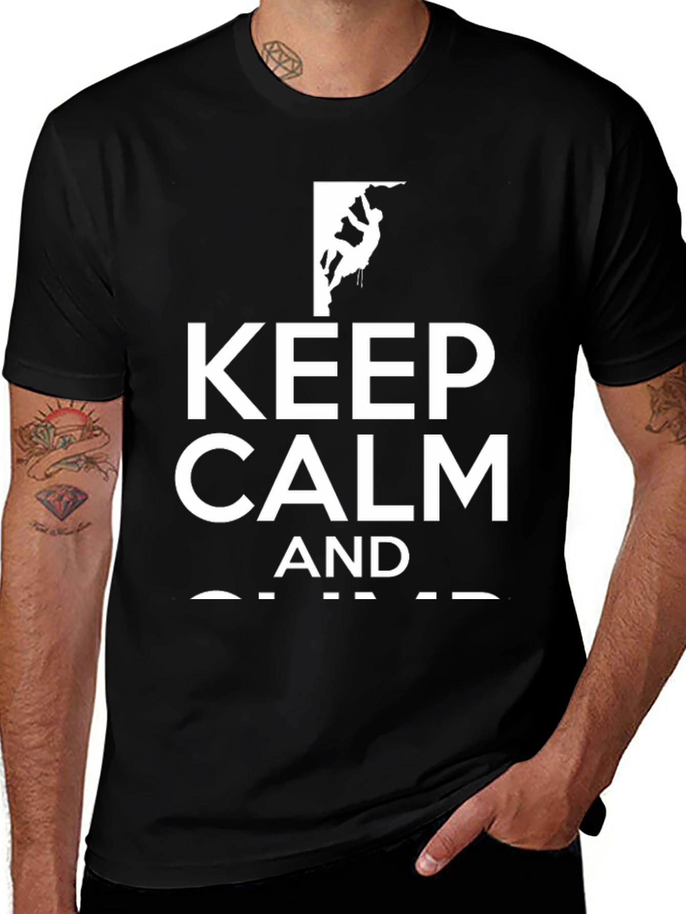 Keep Calm and Climb - Graphic Tee