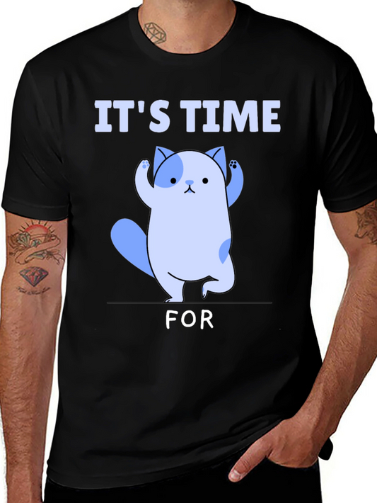 Its Time For Yoga Cat T-Shirt